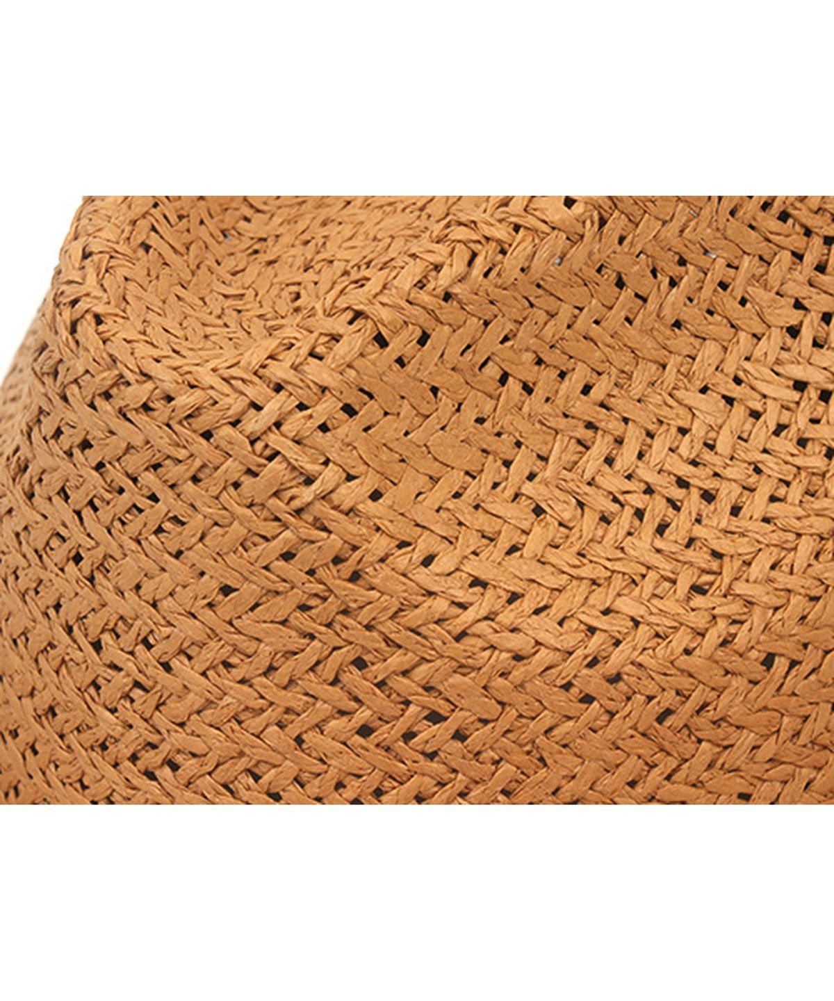 유니버셜 케미스트리(UNIVERSAL CHEMISTRY) Summer Simple Brown Fedora - Big Size 여름페도라