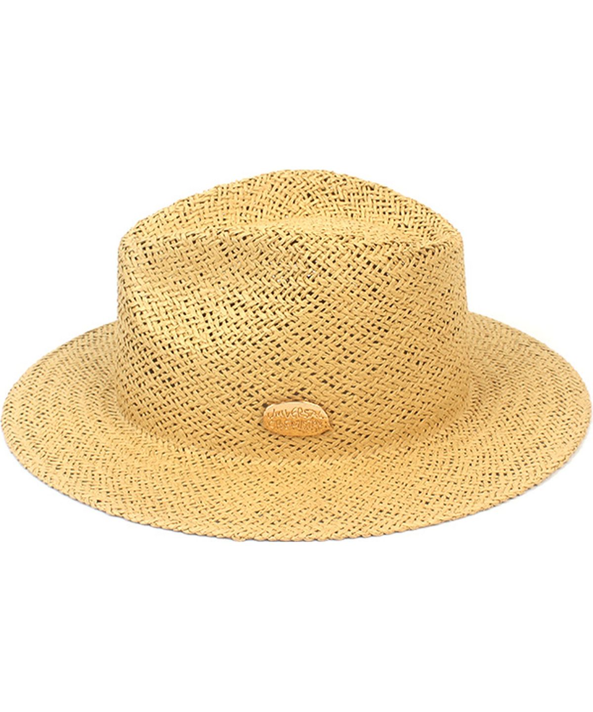 유니버셜 케미스트리(UNIVERSAL CHEMISTRY) Summer Simple Beige Fedora - Big Size 여름페도라