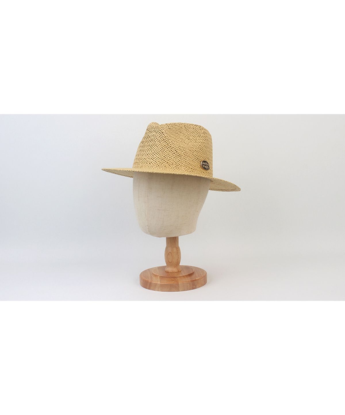 유니버셜 케미스트리(UNIVERSAL CHEMISTRY) Summer Simple Beige Fedora - Big Size 여름페도라