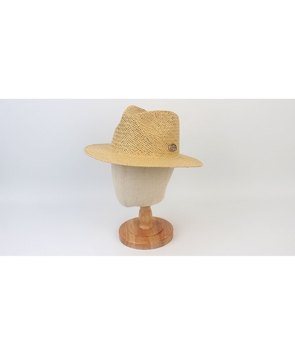 유니버셜 케미스트리(UNIVERSAL CHEMISTRY) Summer Simple Beige Fedora - Big Size 여름페도라