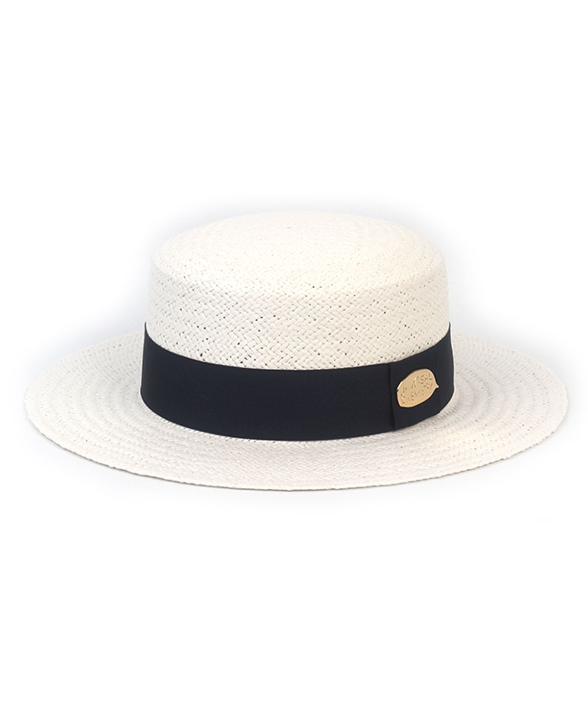 유니버셜 케미스트리(UNIVERSAL CHEMISTRY) White Navy Line Panama Hat 파나마햇