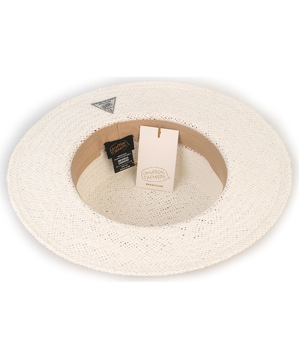 유니버셜 케미스트리(UNIVERSAL CHEMISTRY) White Navy Line Panama Hat 파나마햇