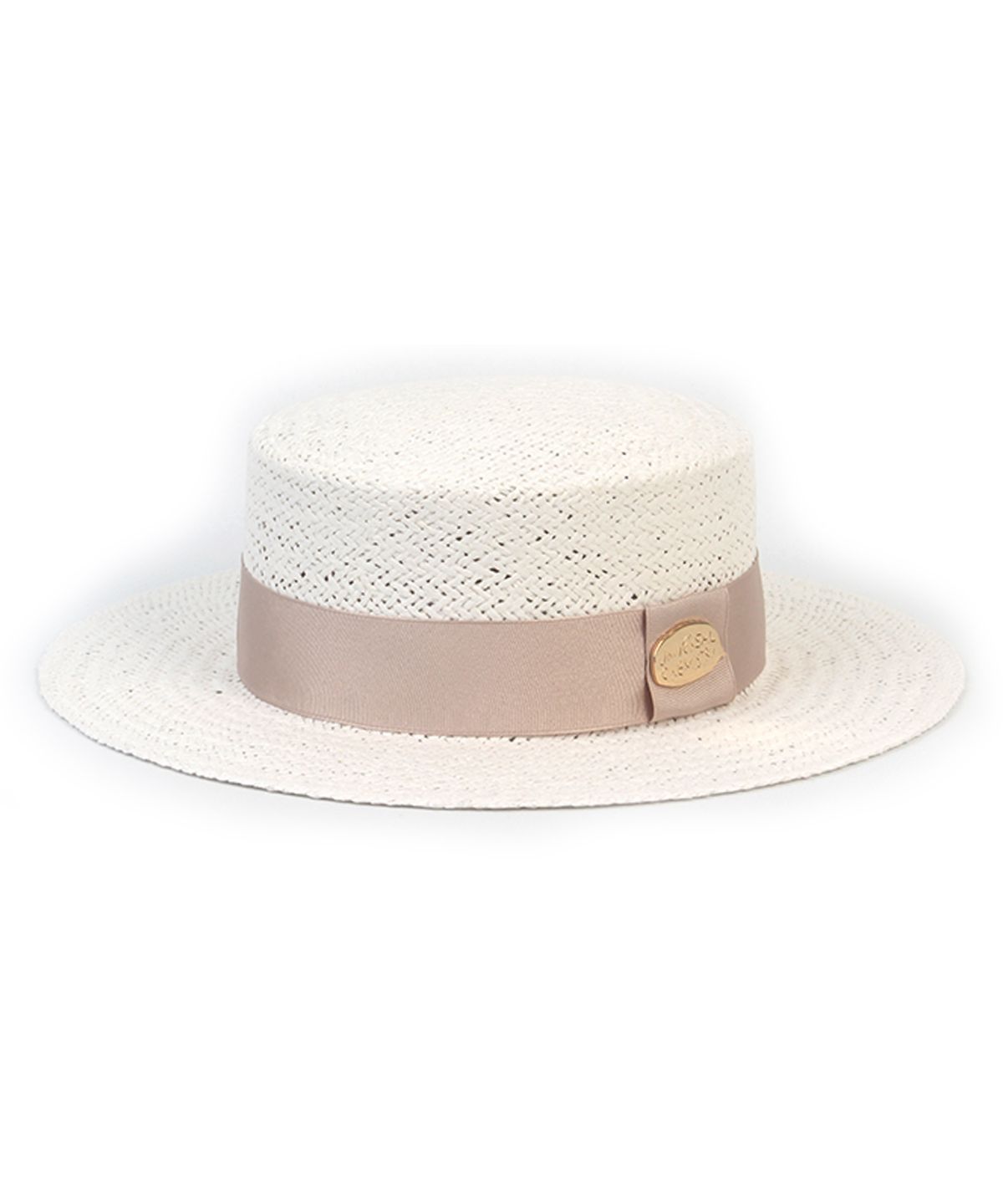 유니버셜 케미스트리(UNIVERSAL CHEMISTRY) White Ivory Line Panama Hat 파나마햇