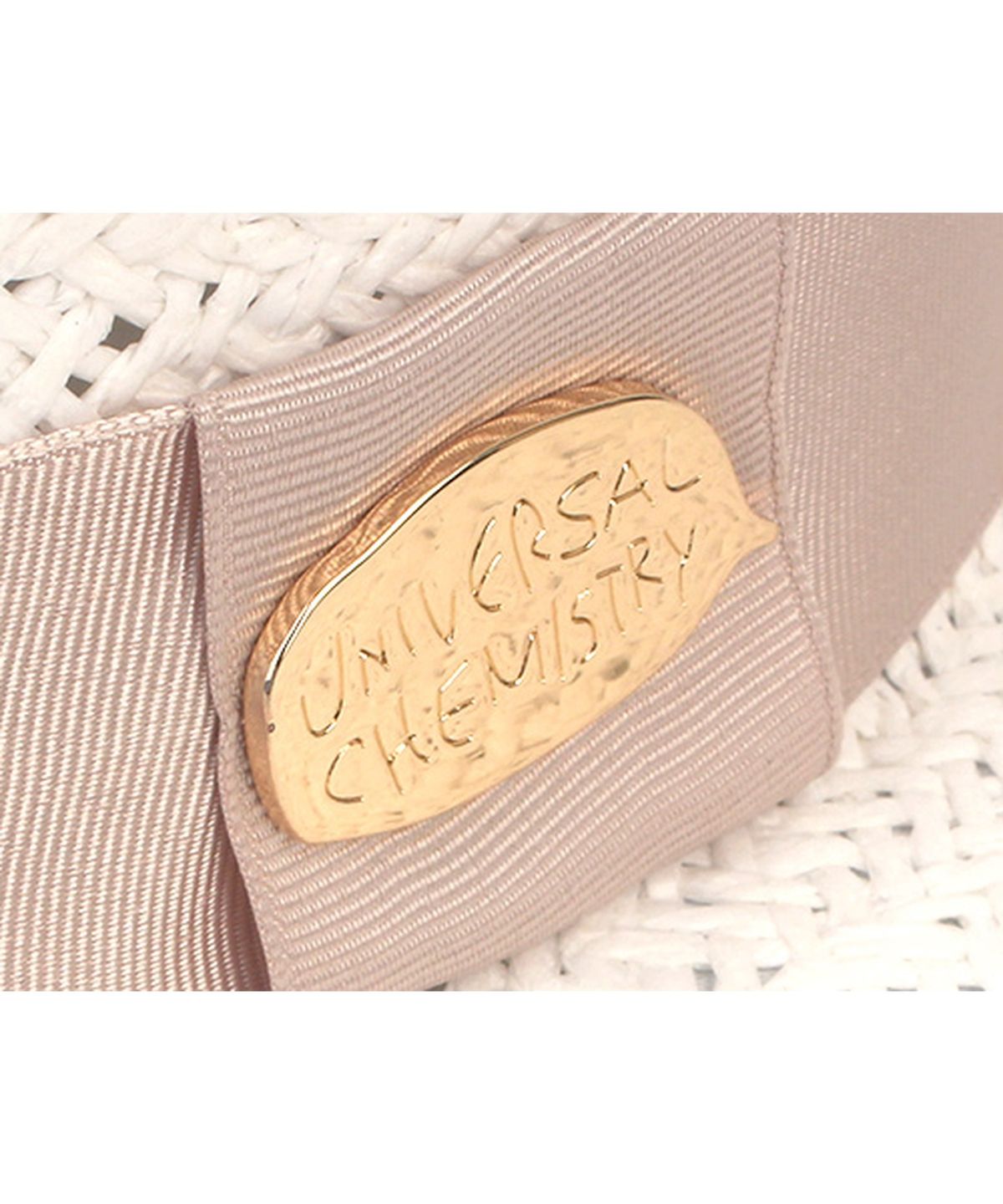 유니버셜 케미스트리(UNIVERSAL CHEMISTRY) White Ivory Line Panama Hat 파나마햇