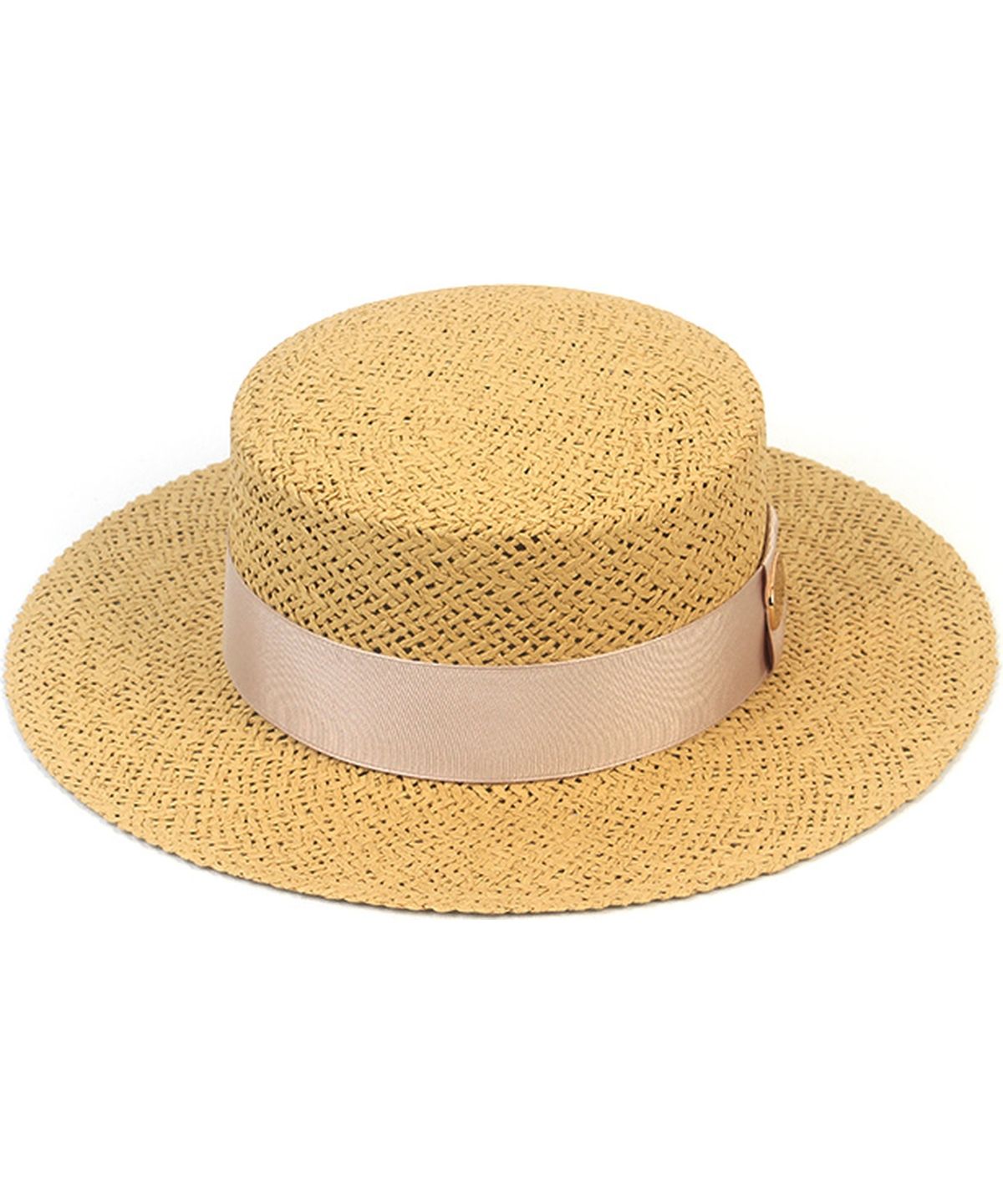 유니버셜 케미스트리(UNIVERSAL CHEMISTRY) Beige Ivory Line Panama Hat 파나마햇