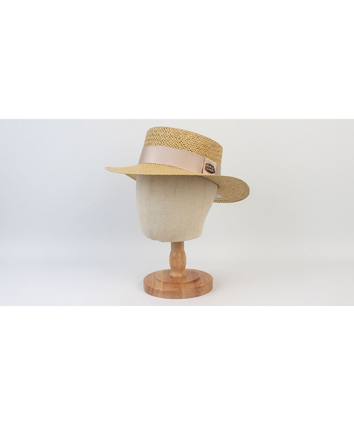 유니버셜 케미스트리(UNIVERSAL CHEMISTRY) Beige Ivory Line Panama Hat 파나마햇