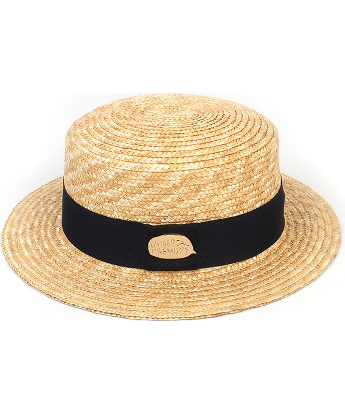 유니버셜 케미스트리(UNIVERSAL CHEMISTRY) Navy Line Kangkang Short Panama Hat 파나마햇