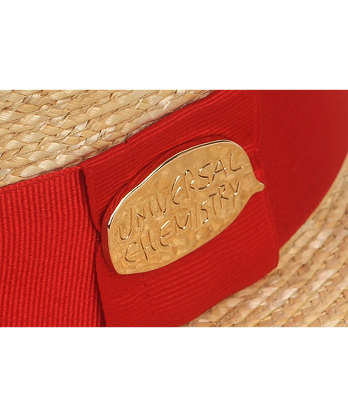유니버셜 케미스트리(UNIVERSAL CHEMISTRY) Red Line Kangkang Panama Hat 파나마햇