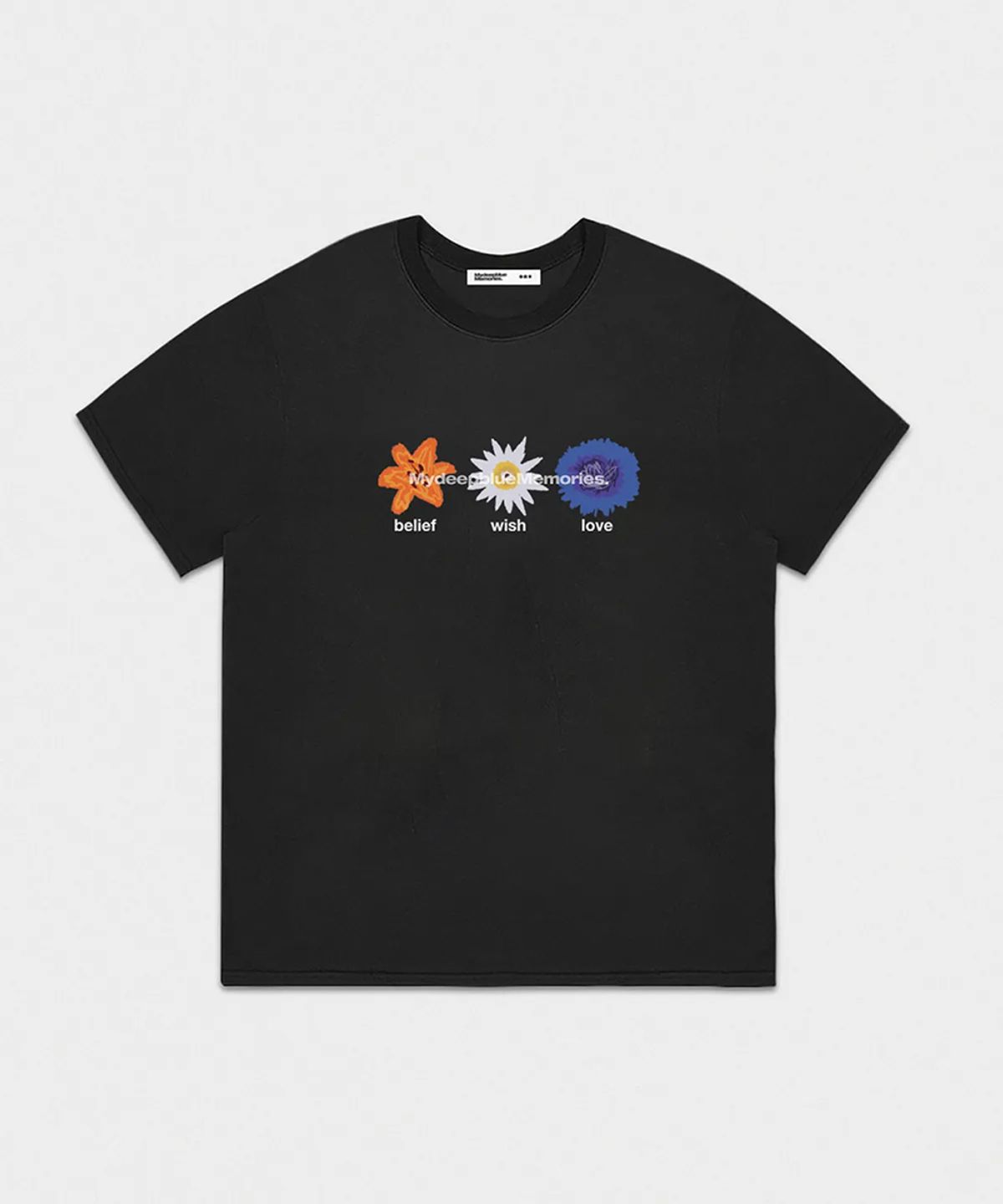 마이딥블루메모리즈(MY DEEP BLUE MEMORIES) NATIVITY MM T-SHIRTS (BLACK)