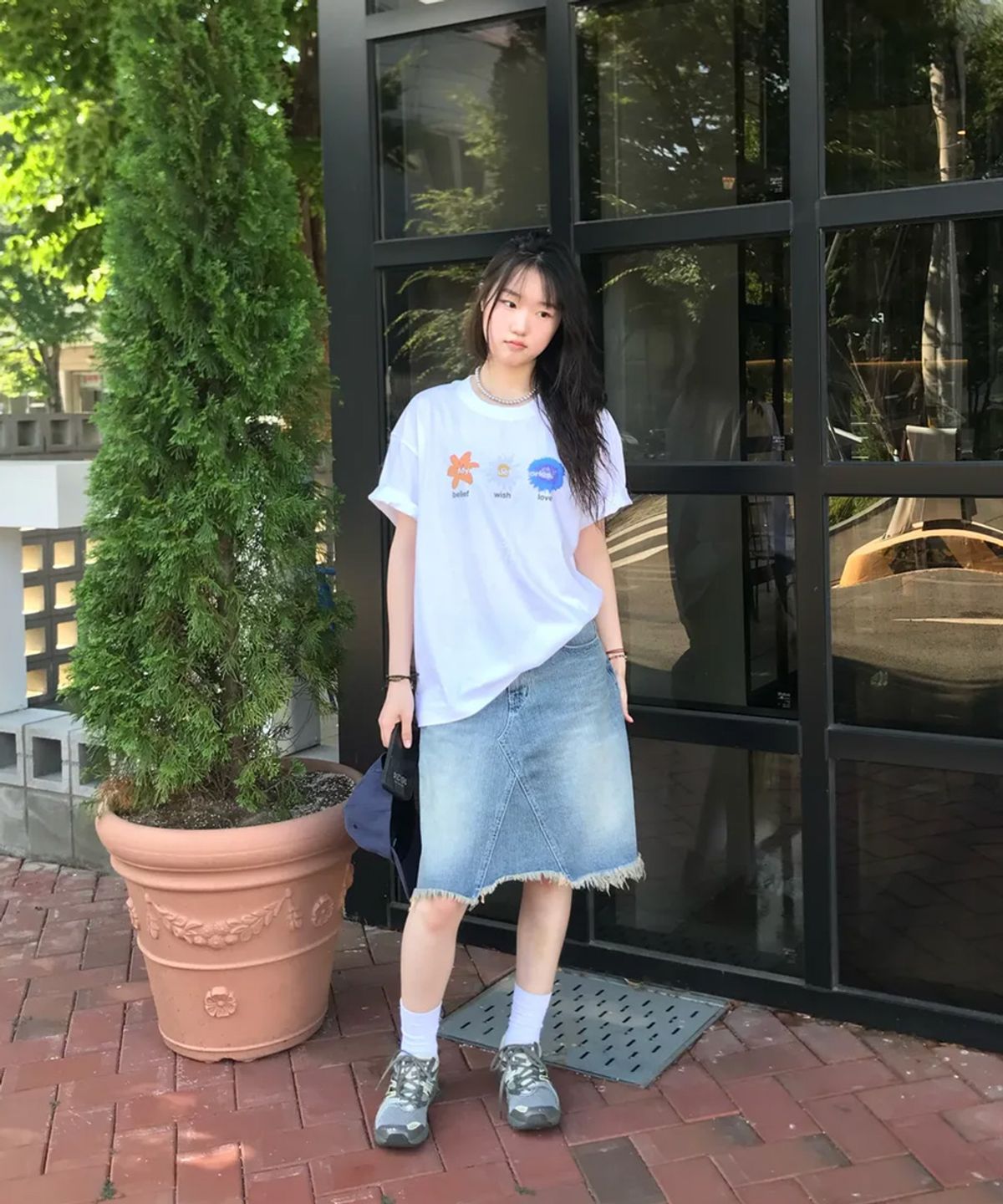마이딥블루메모리즈(MY DEEP BLUE MEMORIES) NATIVITY MM T-SHIRTS (WHITE)