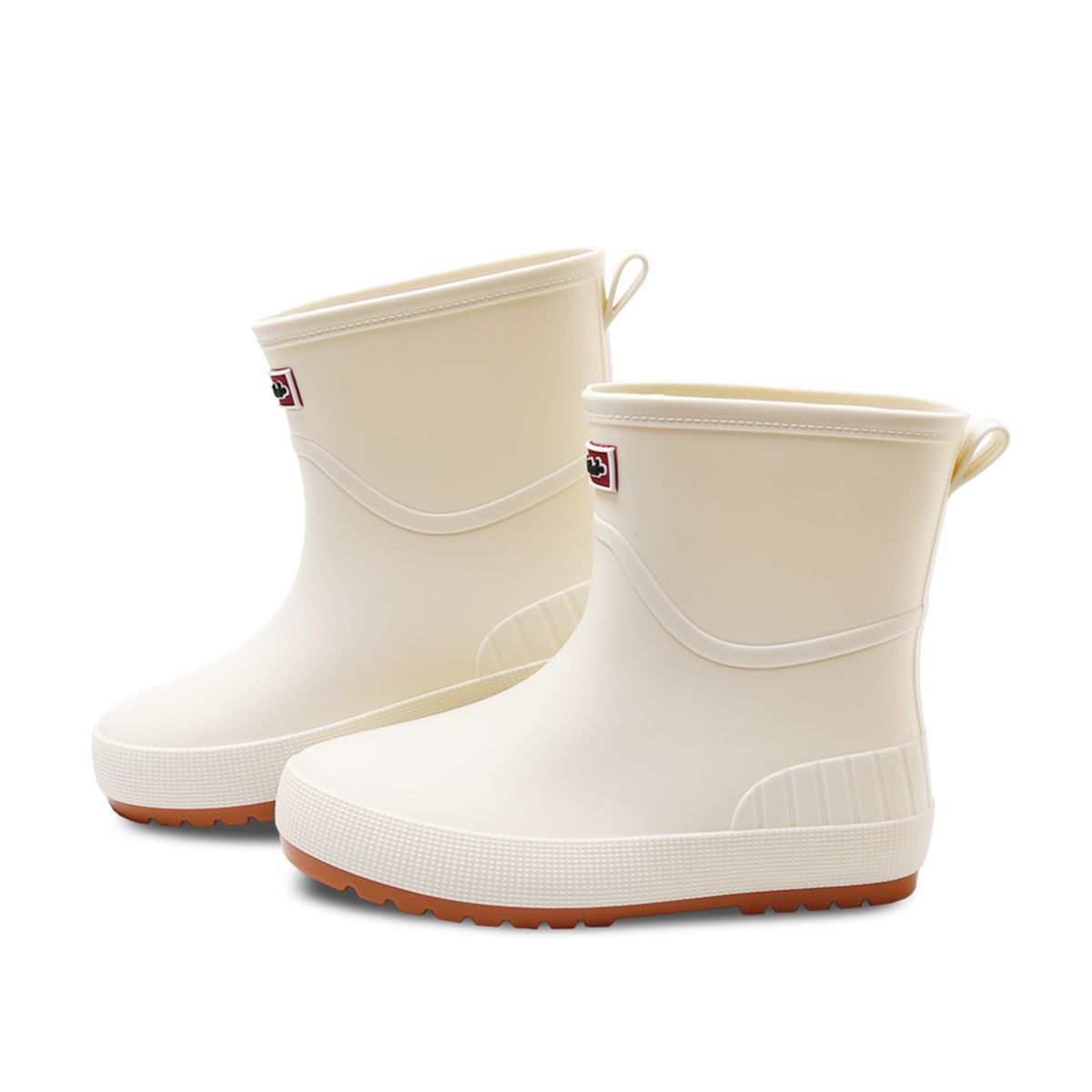 하버드 슈즈(HARVARD SHOES) 실린더 레인부츠 블랙 베이지