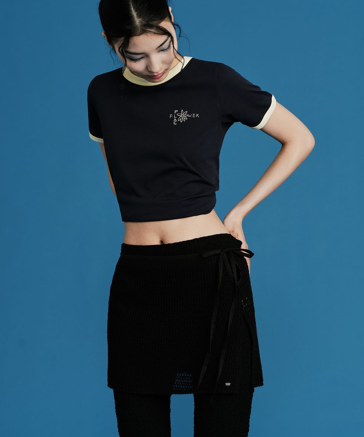플랙 우먼(PLAC WOMEN) 크로셰 랩 스커트_2colors
