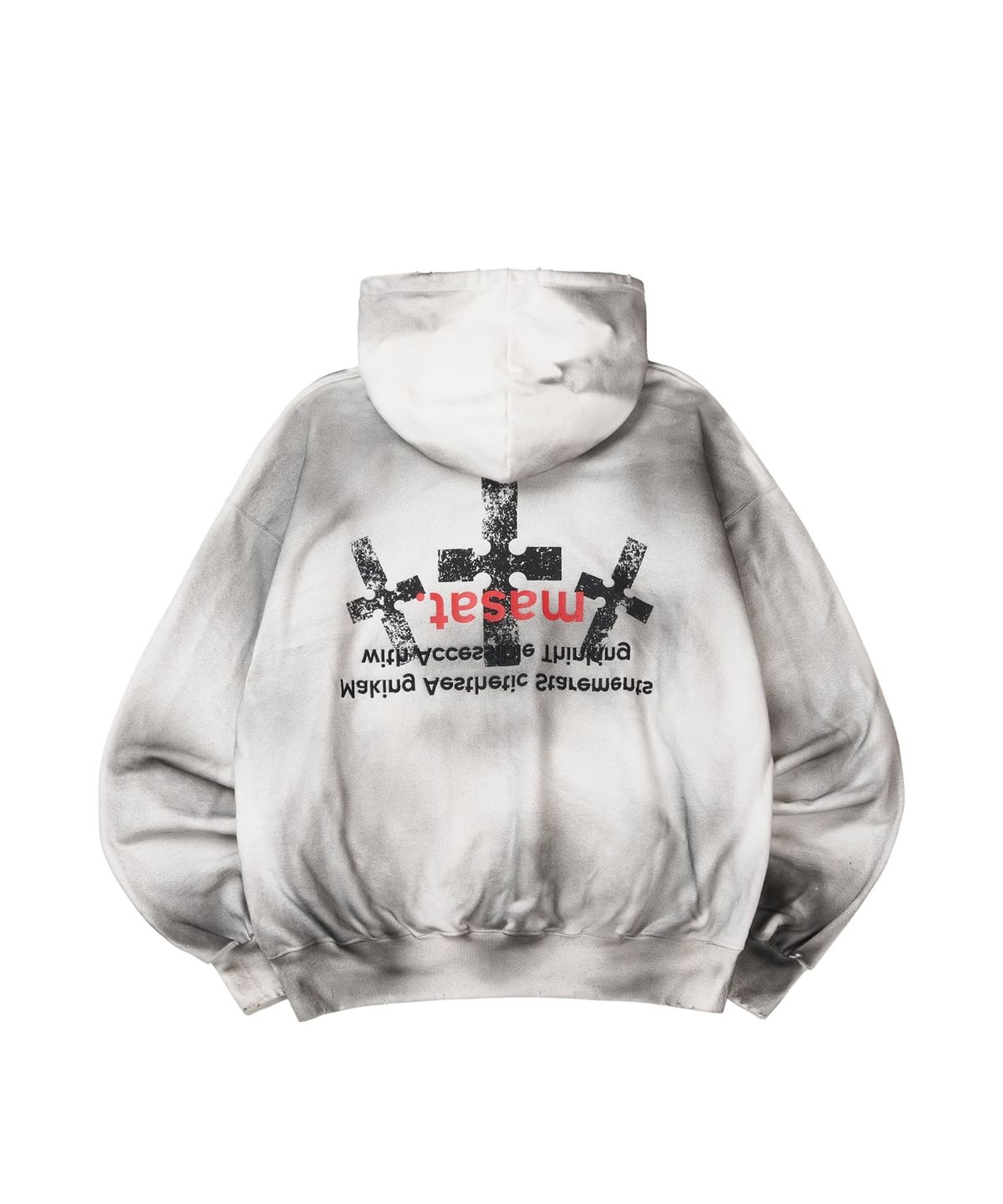 마사트(MASAT) Crusades hood zip _ Dirty White