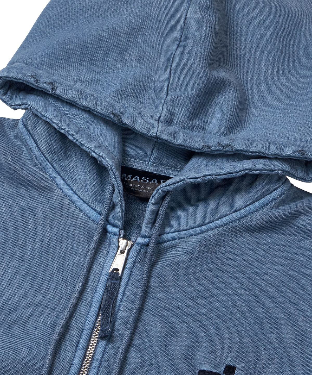 마사트(MASAT) P. Crusades hood zip _ Smoke blue