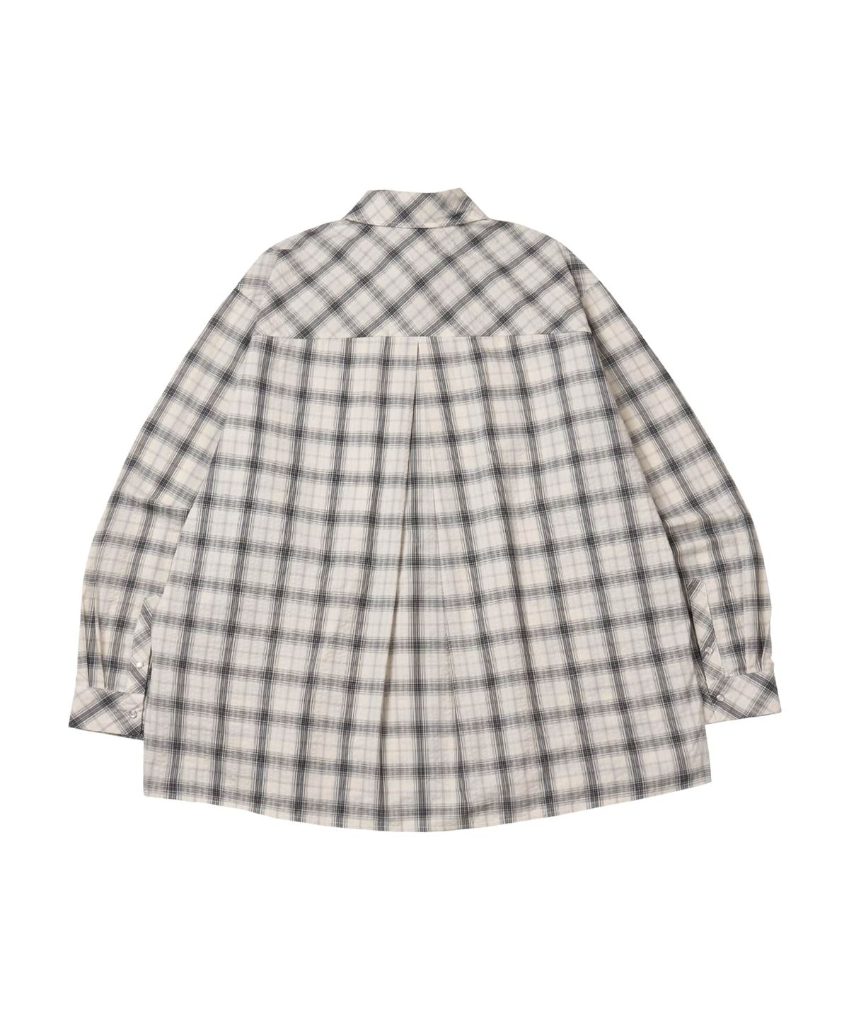 마사트(MASAT) Vintage Gemstone check shirt _ Off White