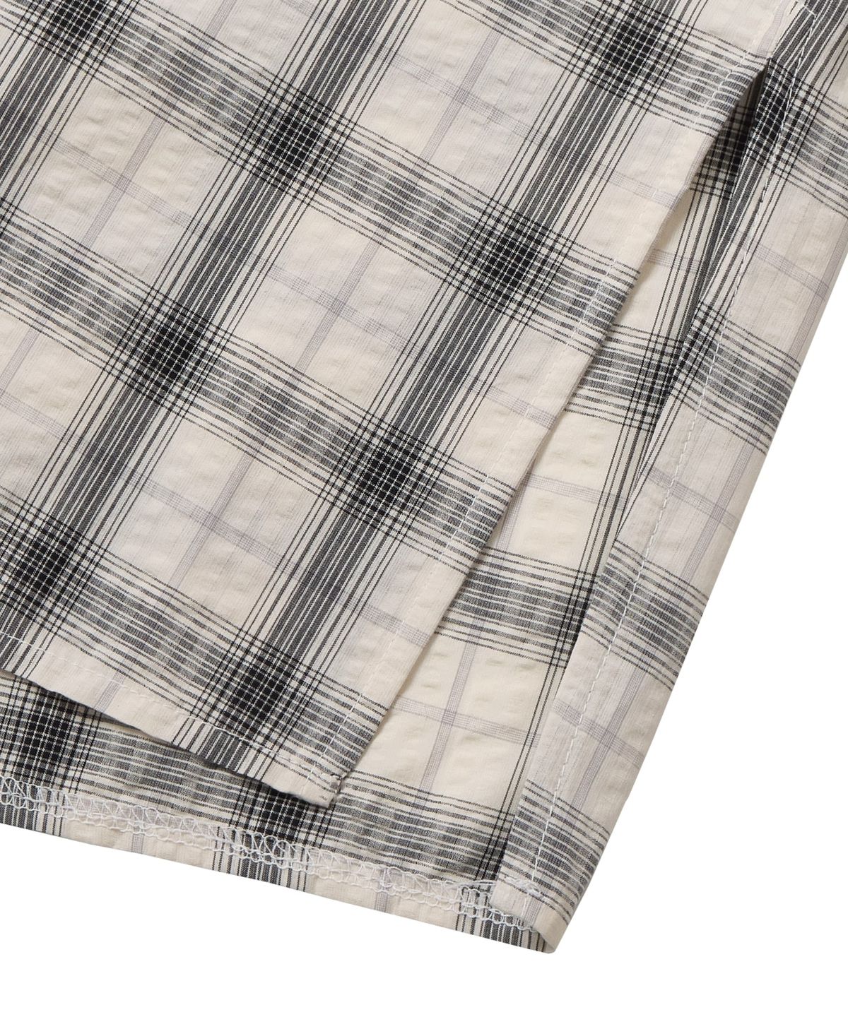 마사트(MASAT) Vintage Gemstone check shirt _ Off White