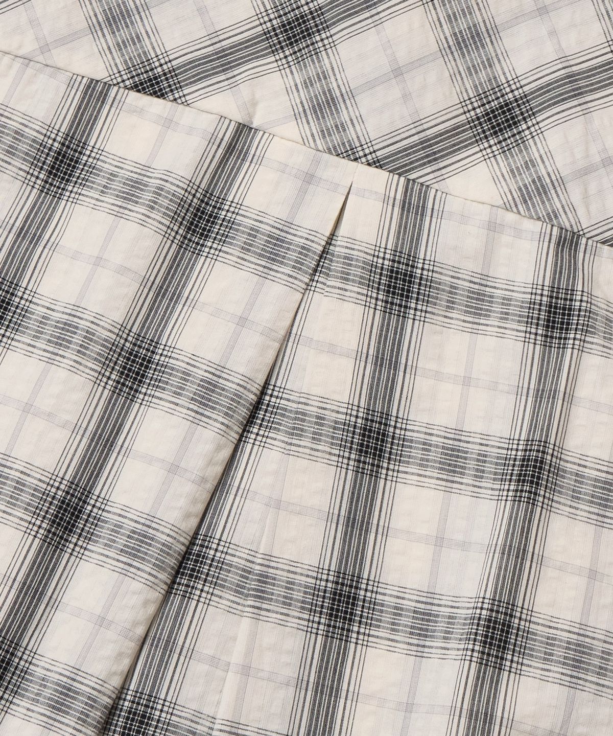 마사트(MASAT) Vintage Gemstone check shirt _ Off White