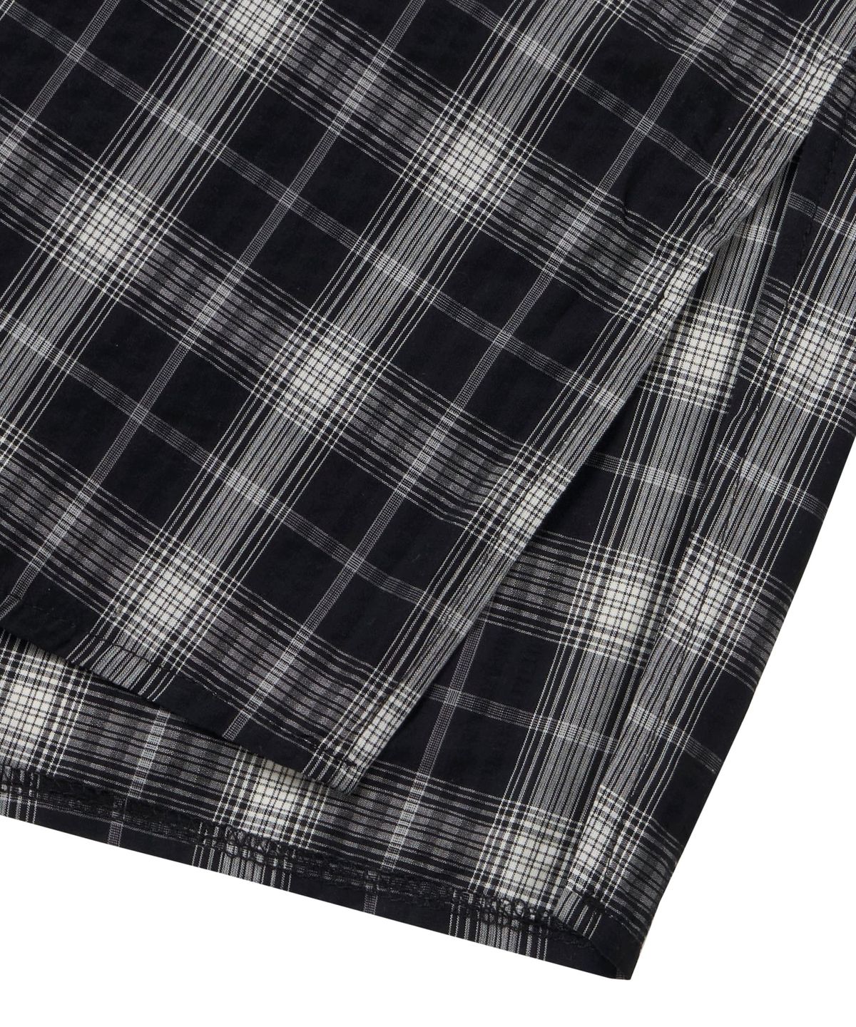 마사트(MASAT) Vintage Gemstone check shirt _ Black