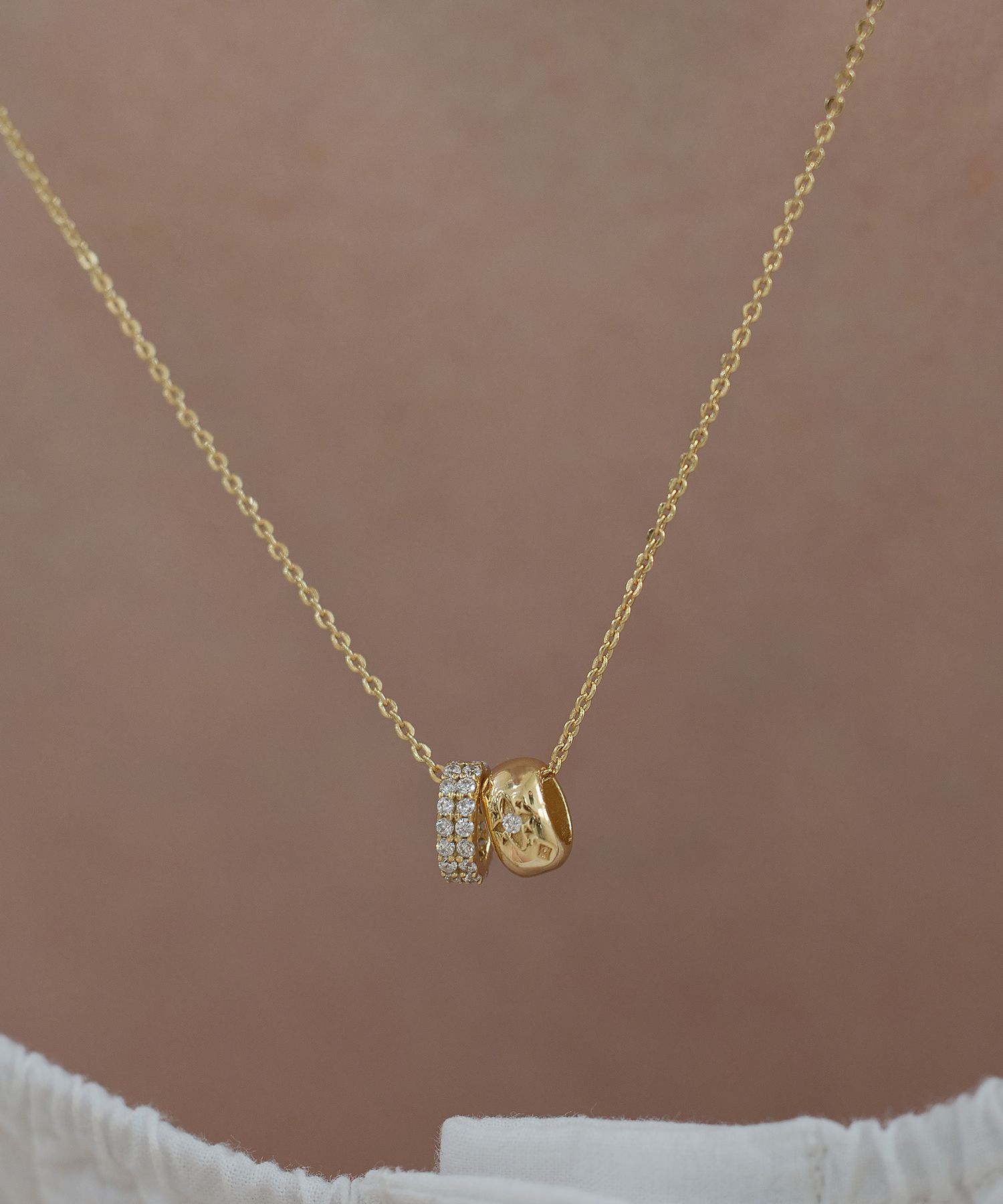 TATIANA☆[silver925] Double Note Pendant necklace ネックレス MUSINSA公式 | TATIANA (Silver 925) Double Note Pendant