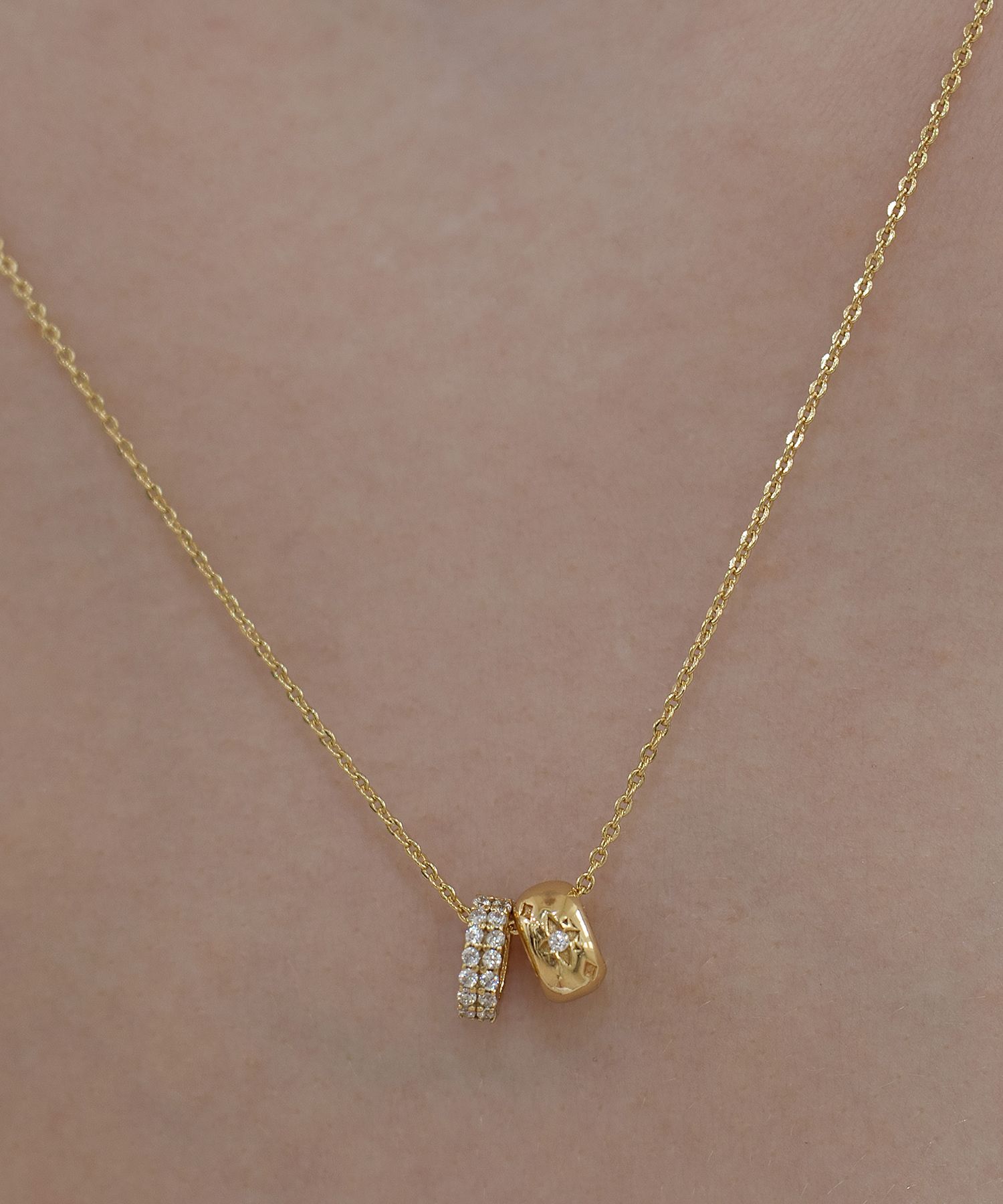 ●TATIANA● Silver 925 Shiny B.L. Ring Necklace NZ2470 50073 MUSINSA | TATIANA (Silver 925) Shiny BL Ring Necklace NZ2470