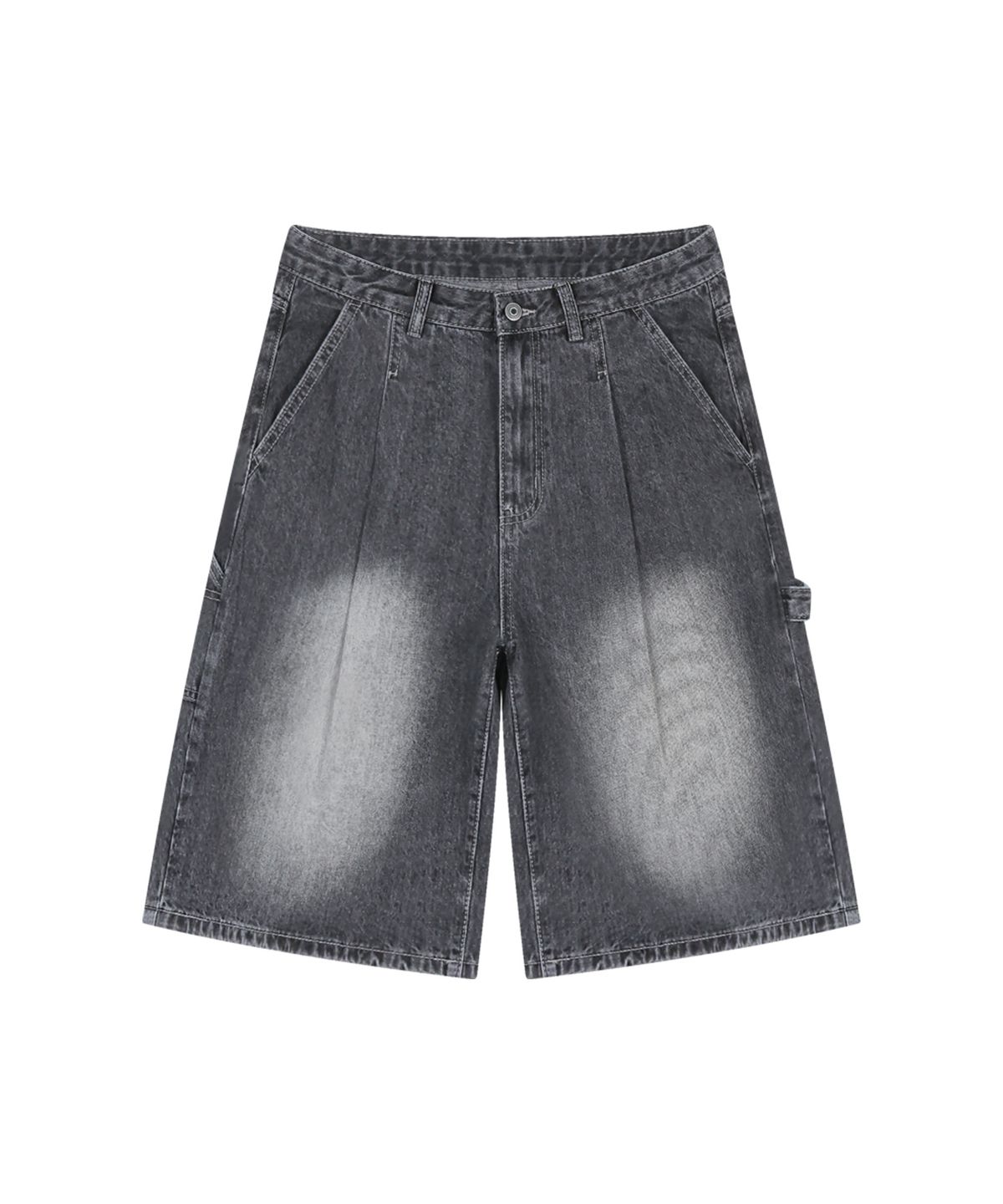 랜덤오프(RANDOMOFF) [2PACK] [UNISEX] BTB : WAVE WASHING SHORTS JEANS 5 Color