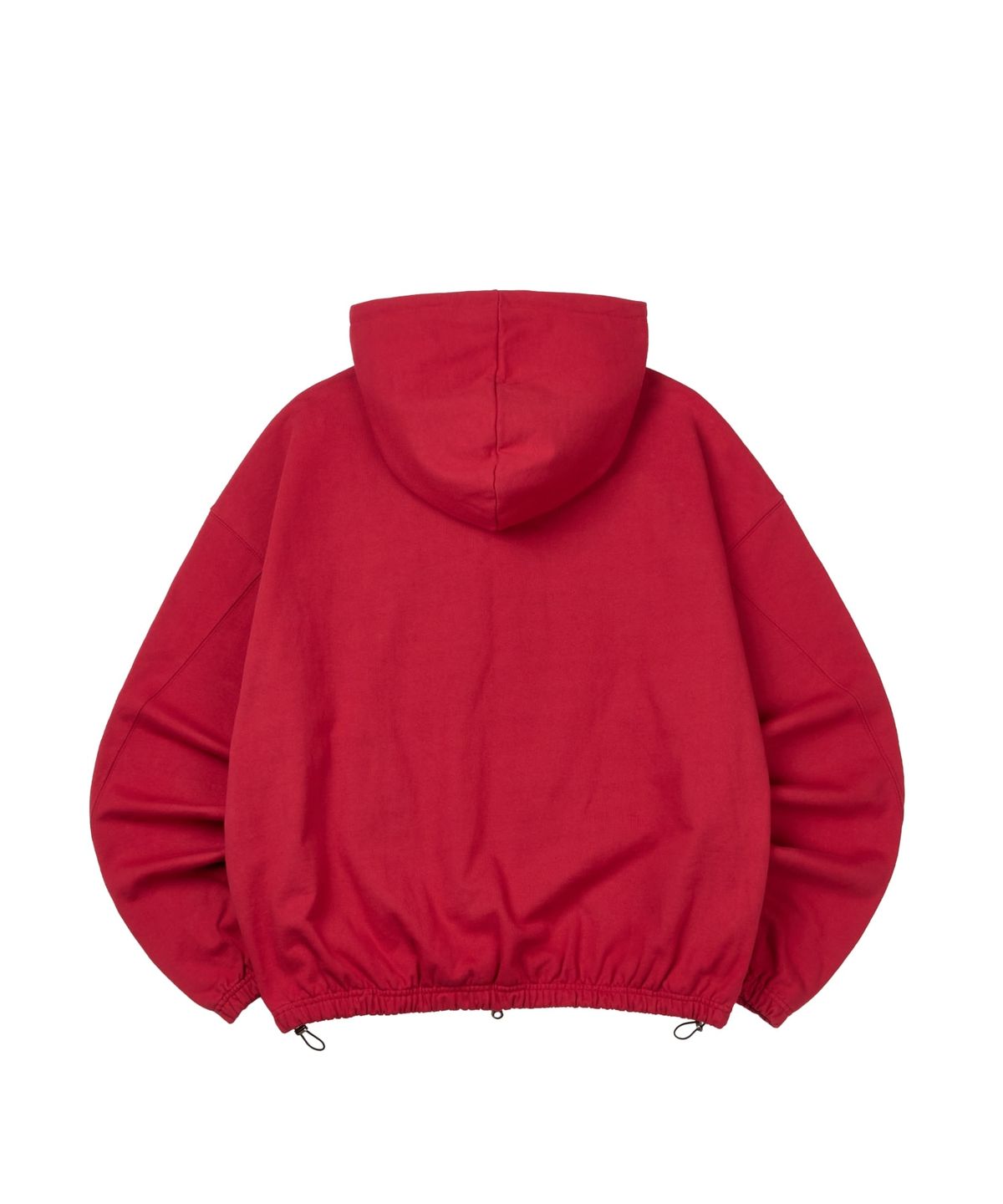마사트(MASAT) Cross String Hood Zip _ Dark Red