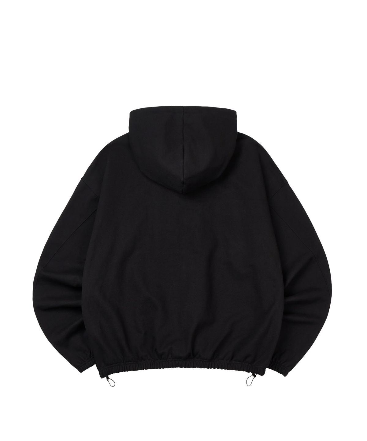 마사트(MASAT) Cross String Hood Zip _ Black