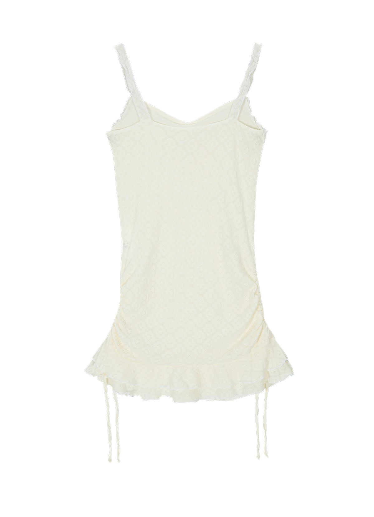 애즈온(ASON) BLOSSOM MINI DRESS / IVORY