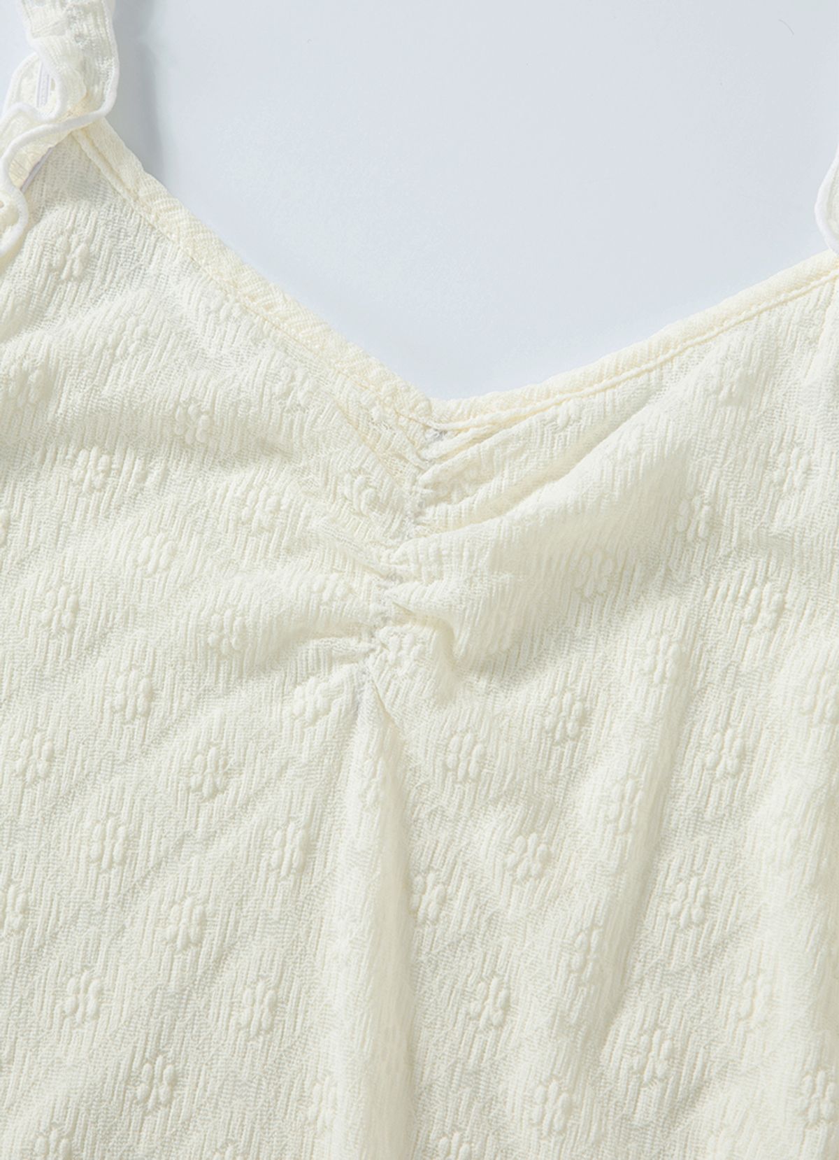 애즈온(ASON) BLOSSOM MINI DRESS / IVORY