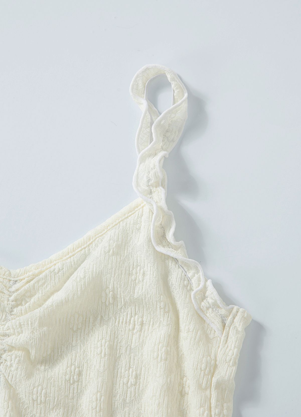 애즈온(ASON) BLOSSOM MINI DRESS / IVORY