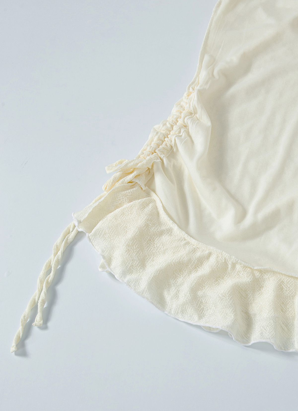 애즈온(ASON) BLOSSOM MINI DRESS / IVORY