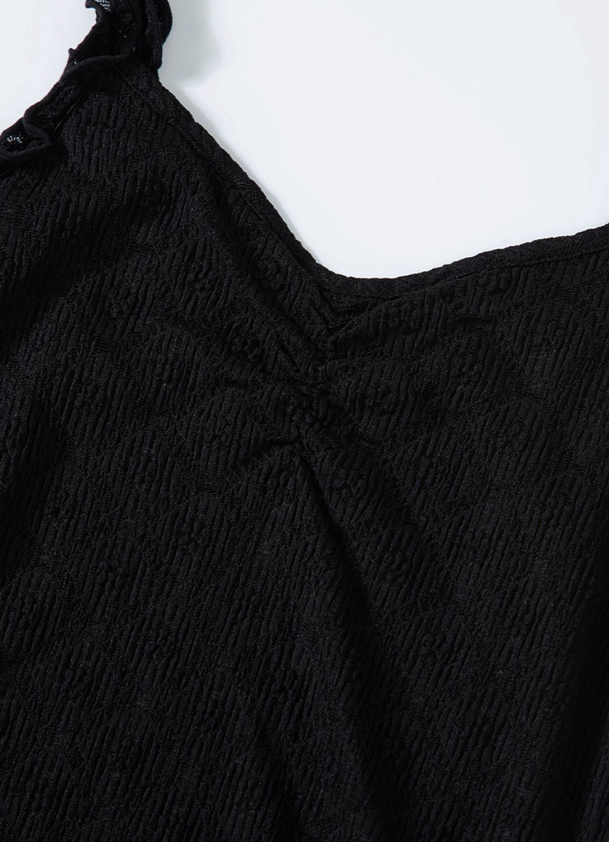애즈온(ASON) BLOSSOM MINI DRESS / BLACK
