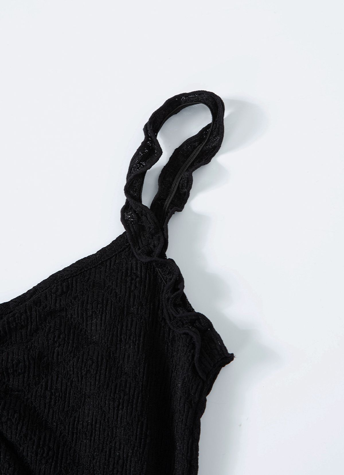 애즈온(ASON) BLOSSOM MINI DRESS / BLACK
