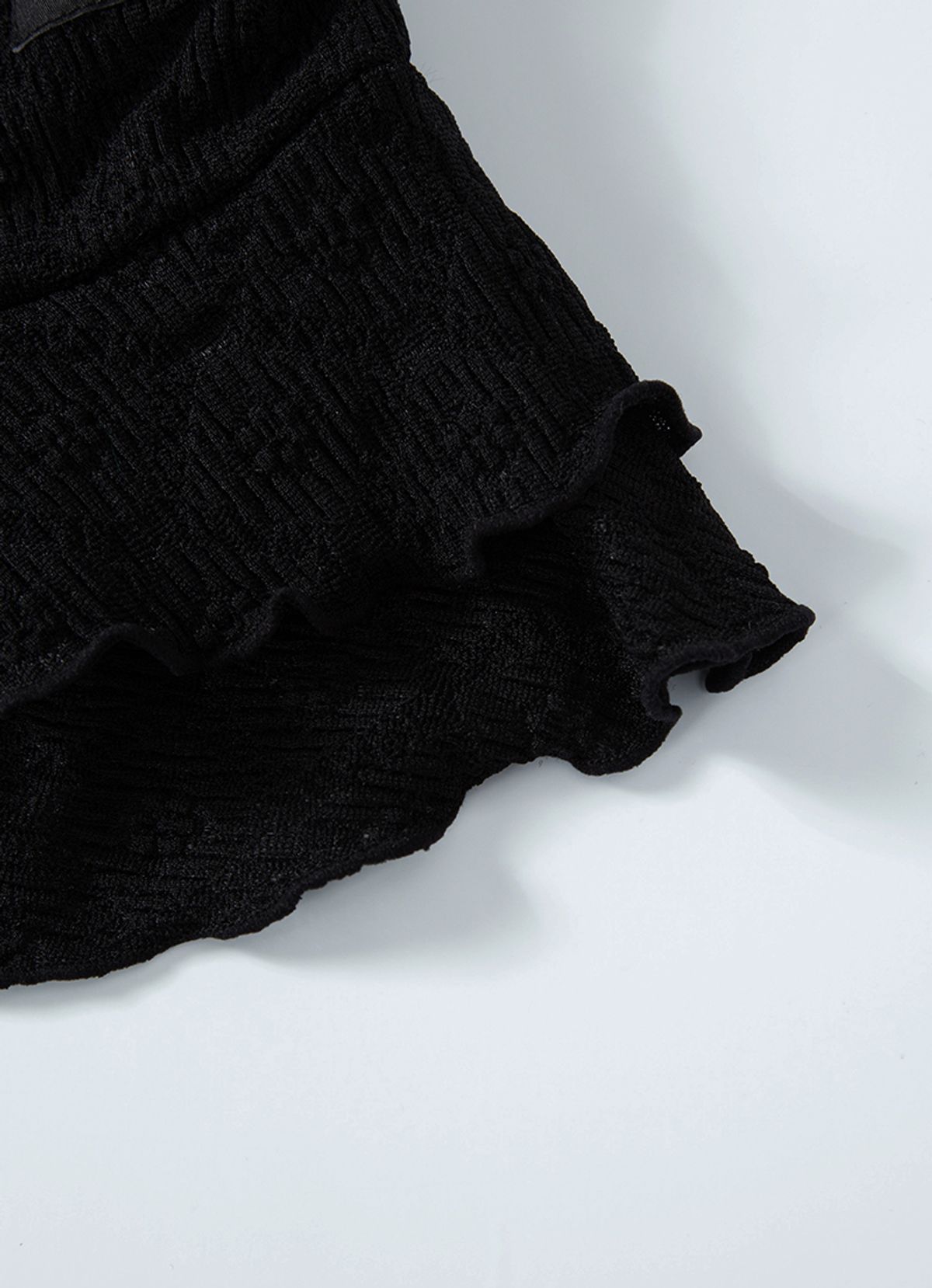 애즈온(ASON) BLOSSOM MINI DRESS / BLACK