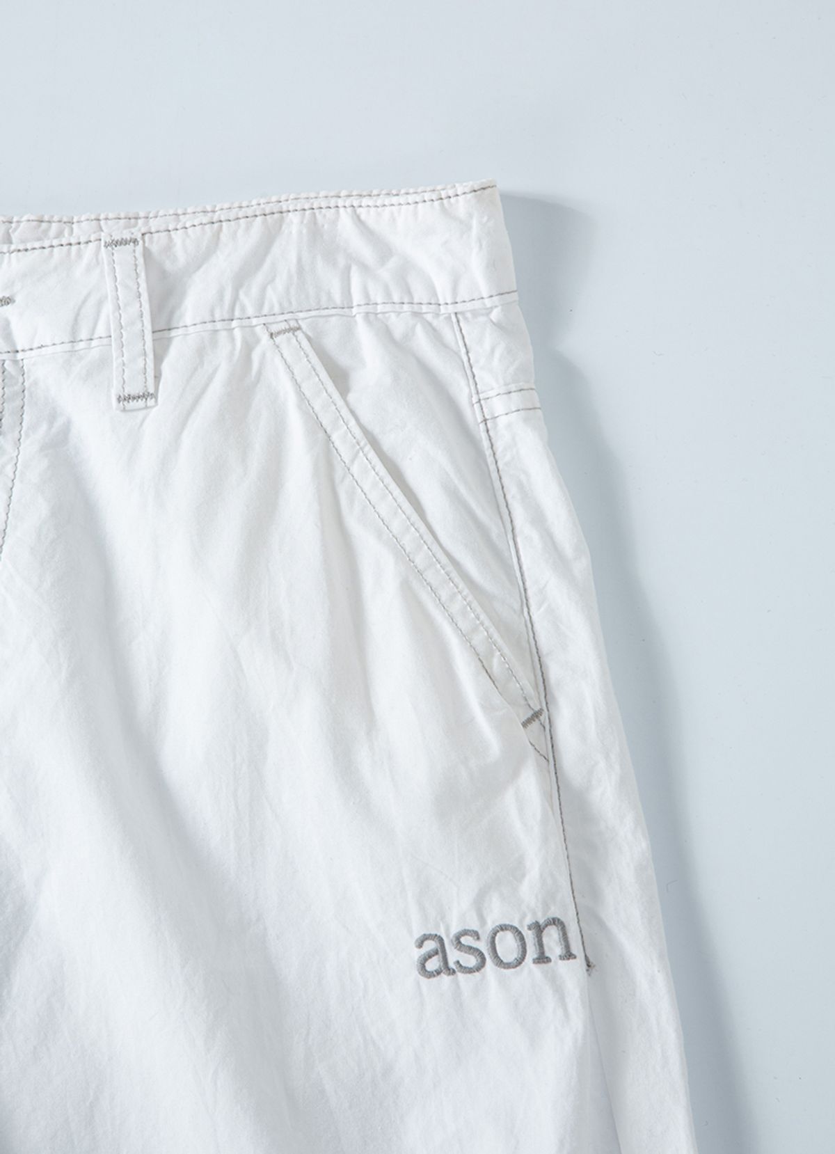 애즈온(ASON) PETER PANTS / WHITE