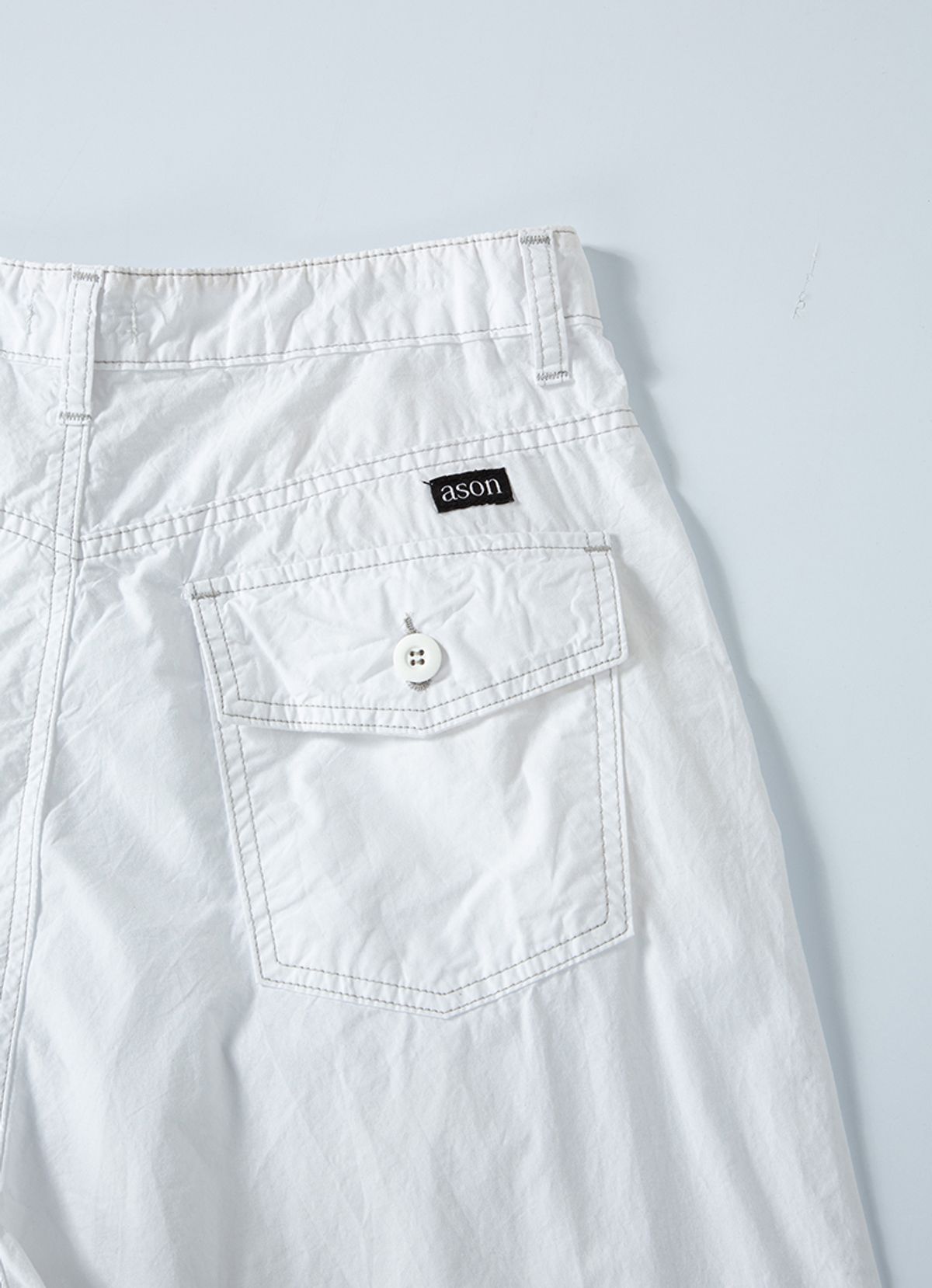 애즈온(ASON) PETER PANTS / WHITE