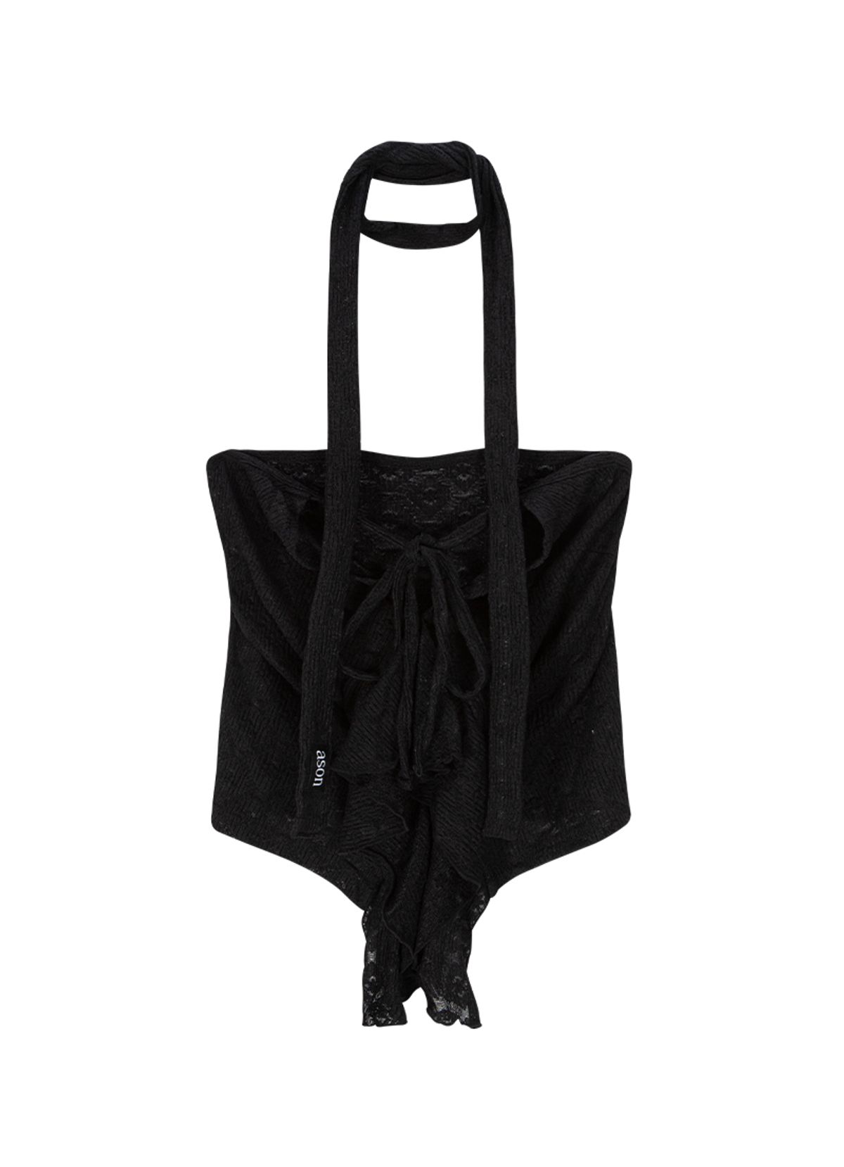 애즈온(ASON) SIA TIE SLEEVELESS / BLACK