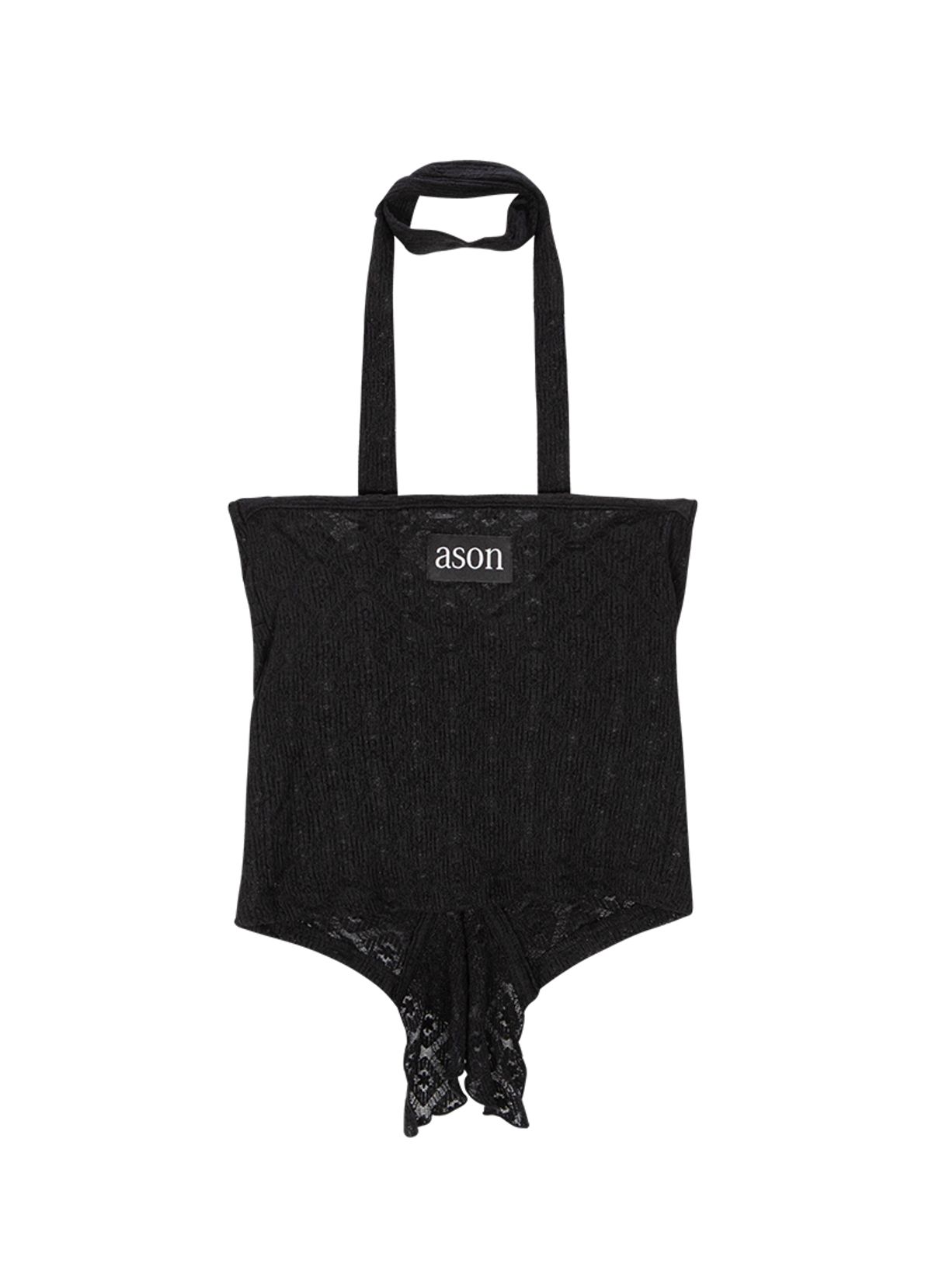 애즈온(ASON) SIA TIE SLEEVELESS / BLACK