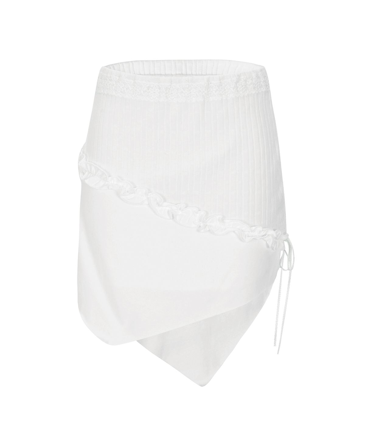 벨리아르(BELLIALEU) SELLY CUTTING SKIRT-IVORY