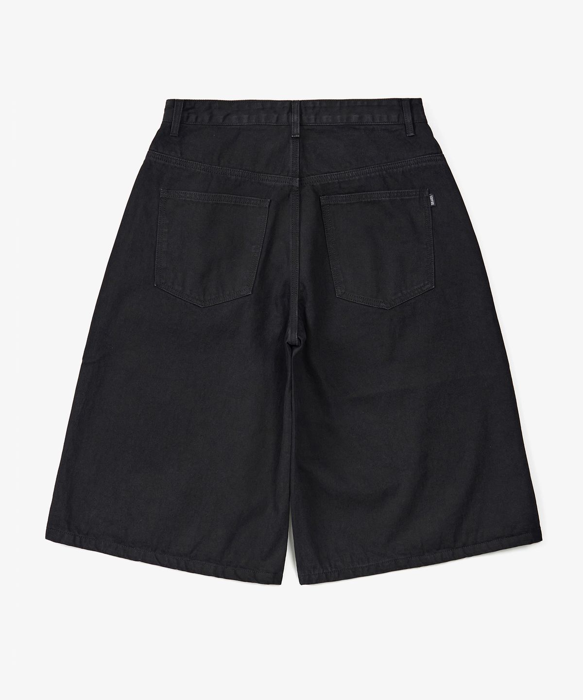 토피(TOFFEE) 워시드 버뮤다 데님 팬츠 (WASHED BLACK)