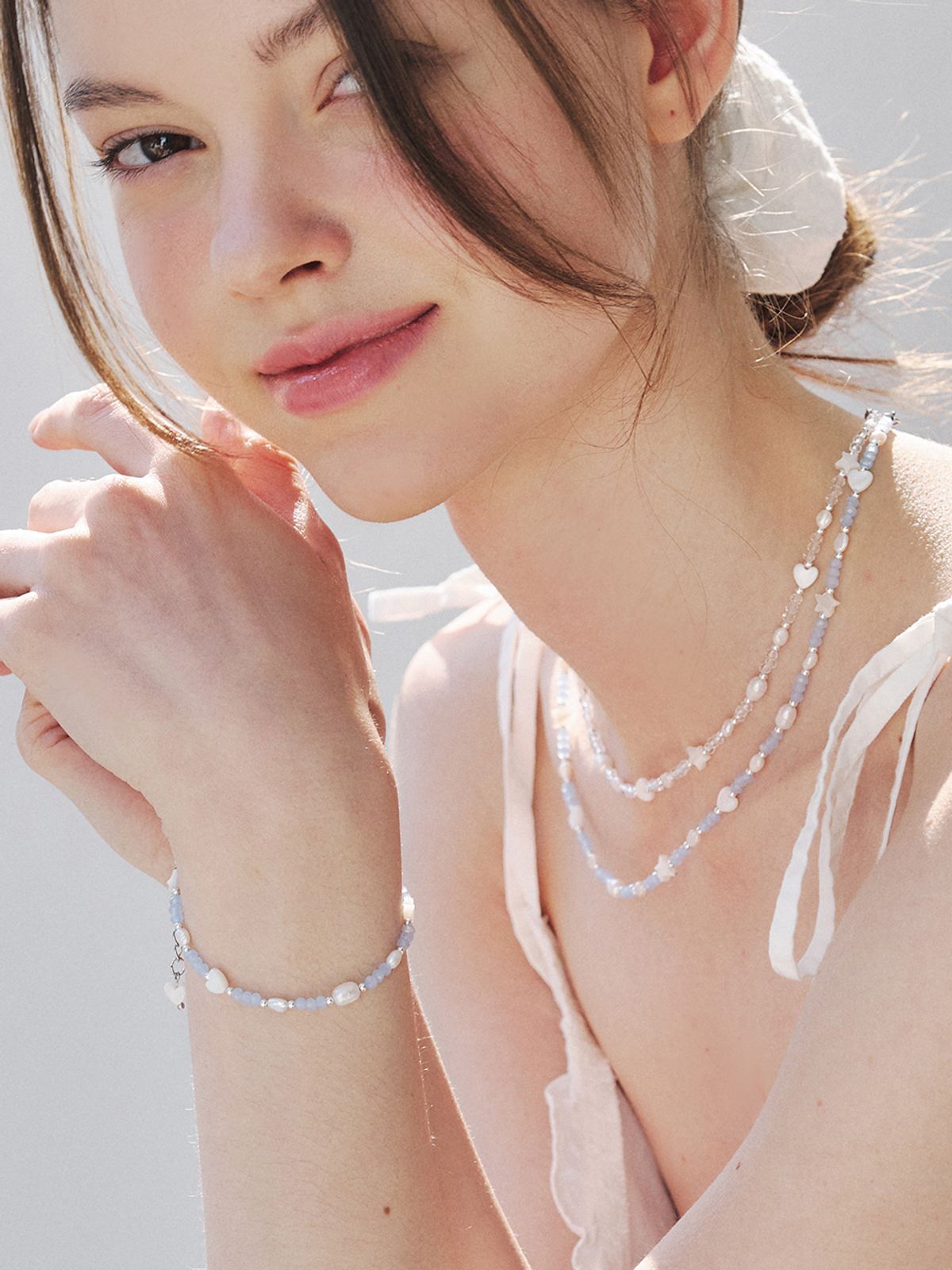 앵브록스(ENGBROX) aurora heart star bracelet
