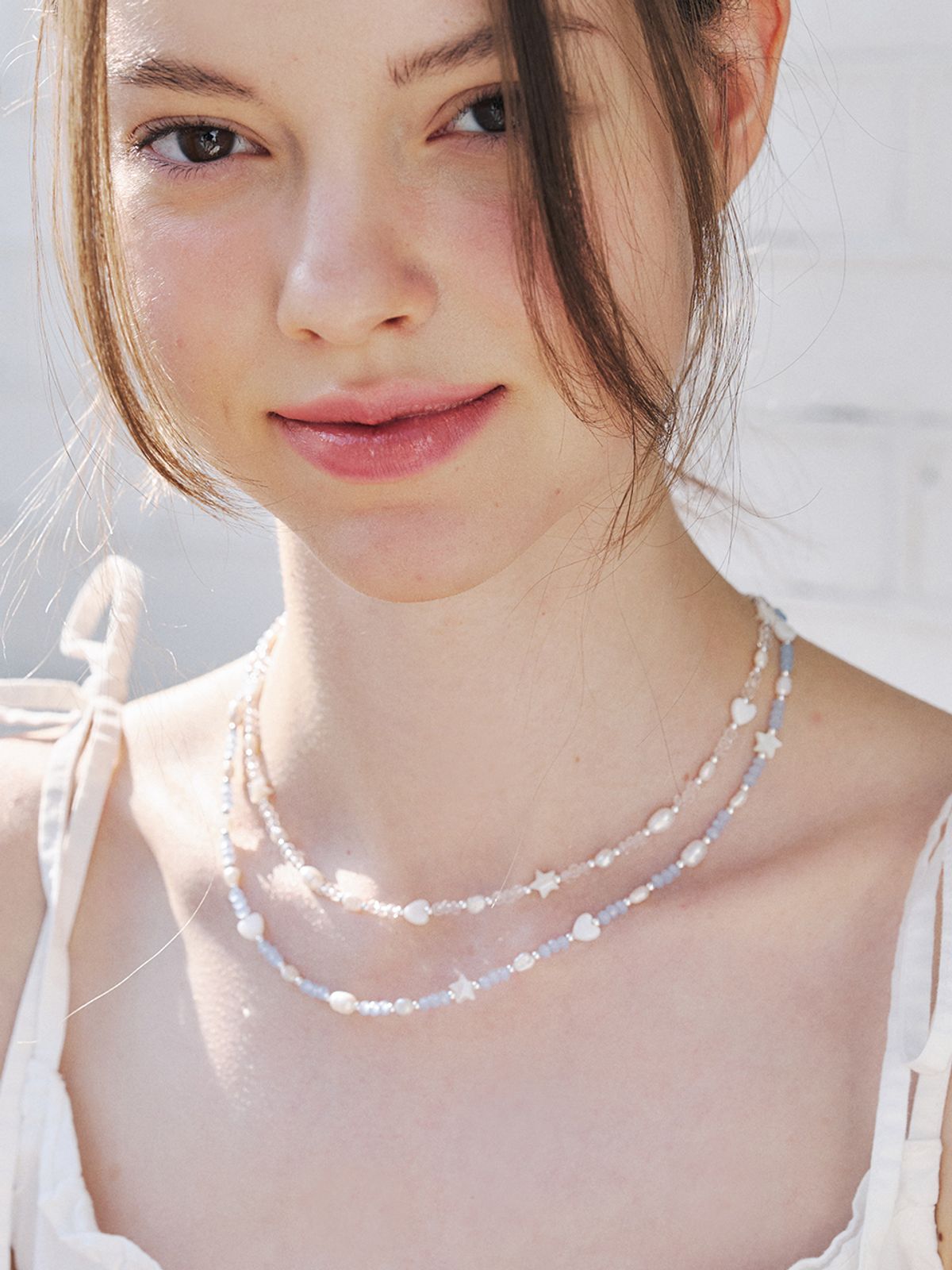 앵브록스(ENGBROX) aurora heart star necklace