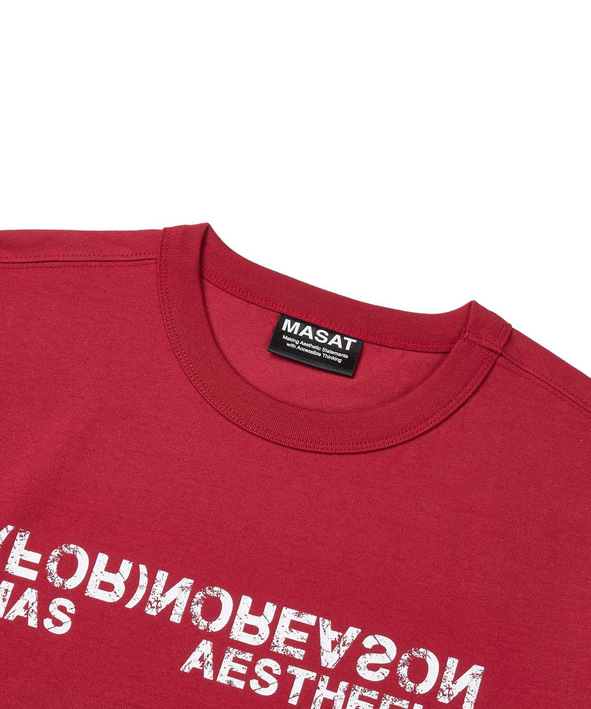 마사트(MASAT) Noreason Short sleeve _ Dark Red
