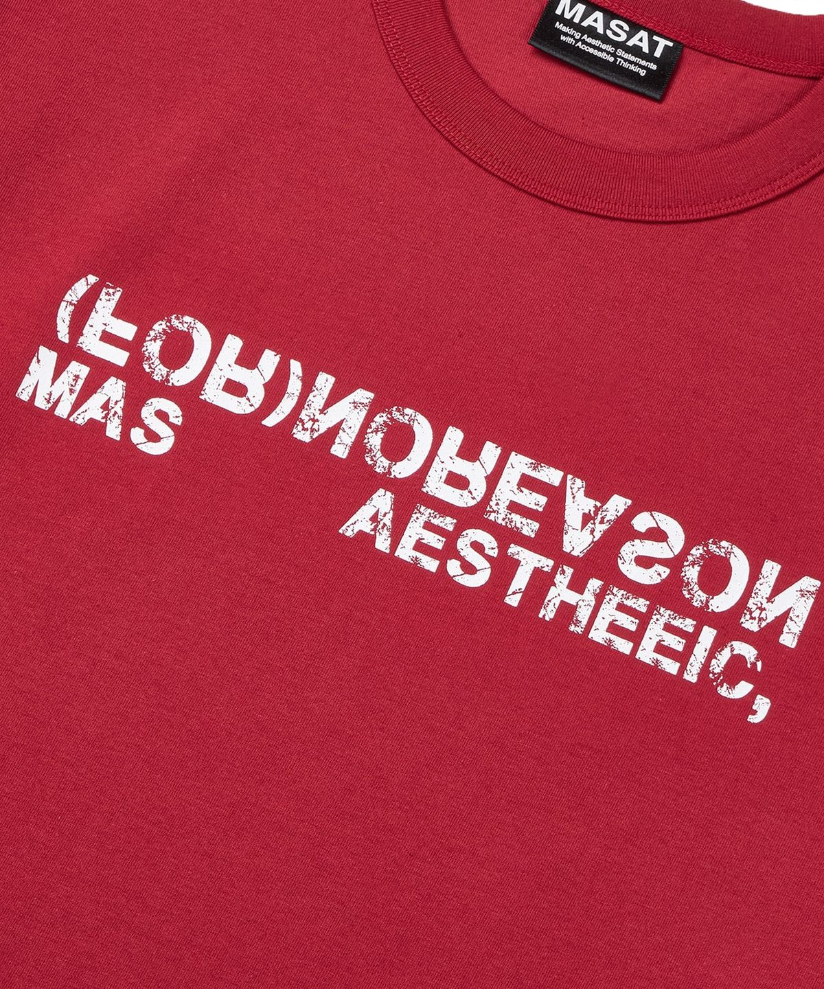 마사트(MASAT) Noreason Short sleeve _ Dark Red