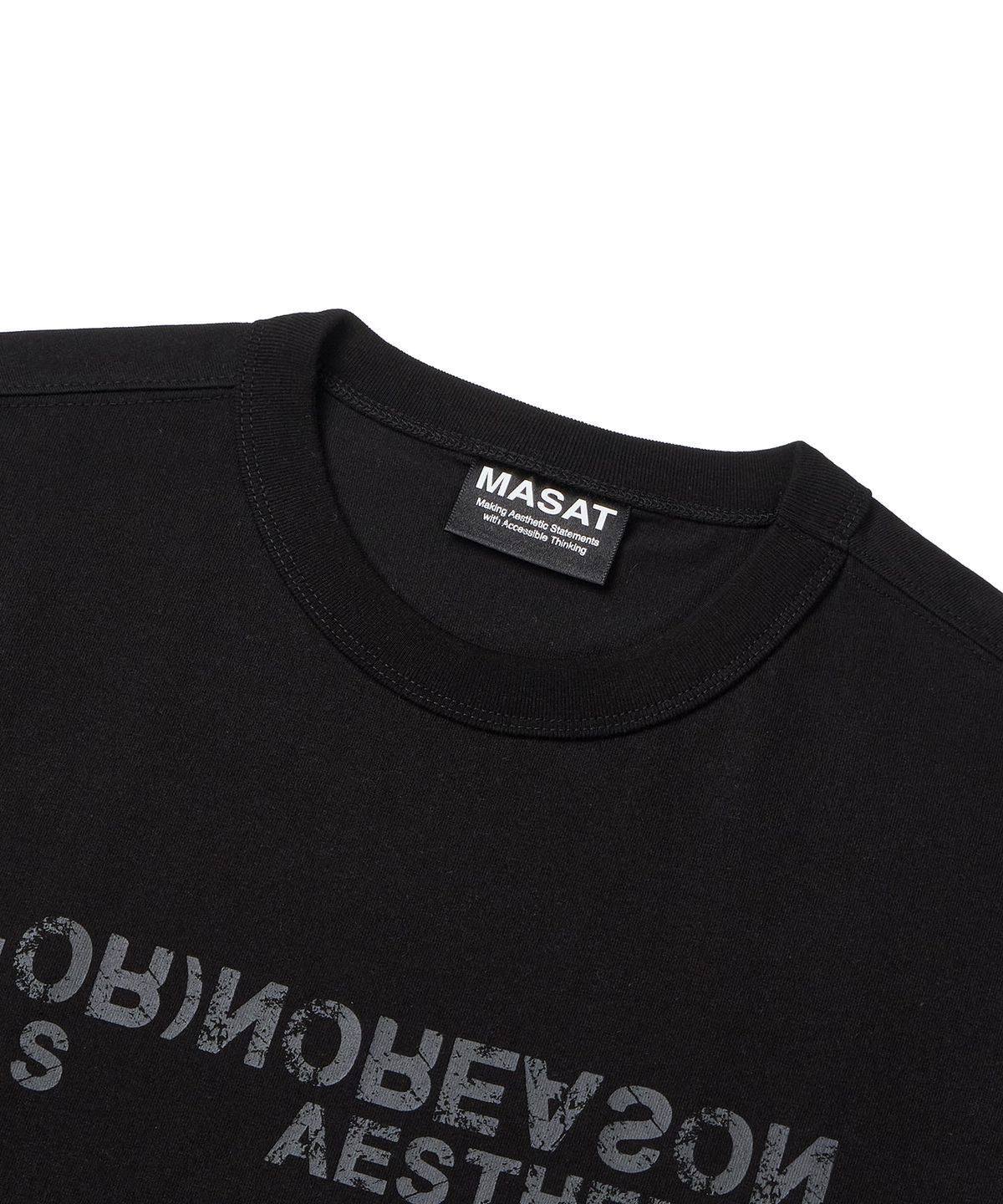 마사트(MASAT) Noreason Short sleeve _ Black