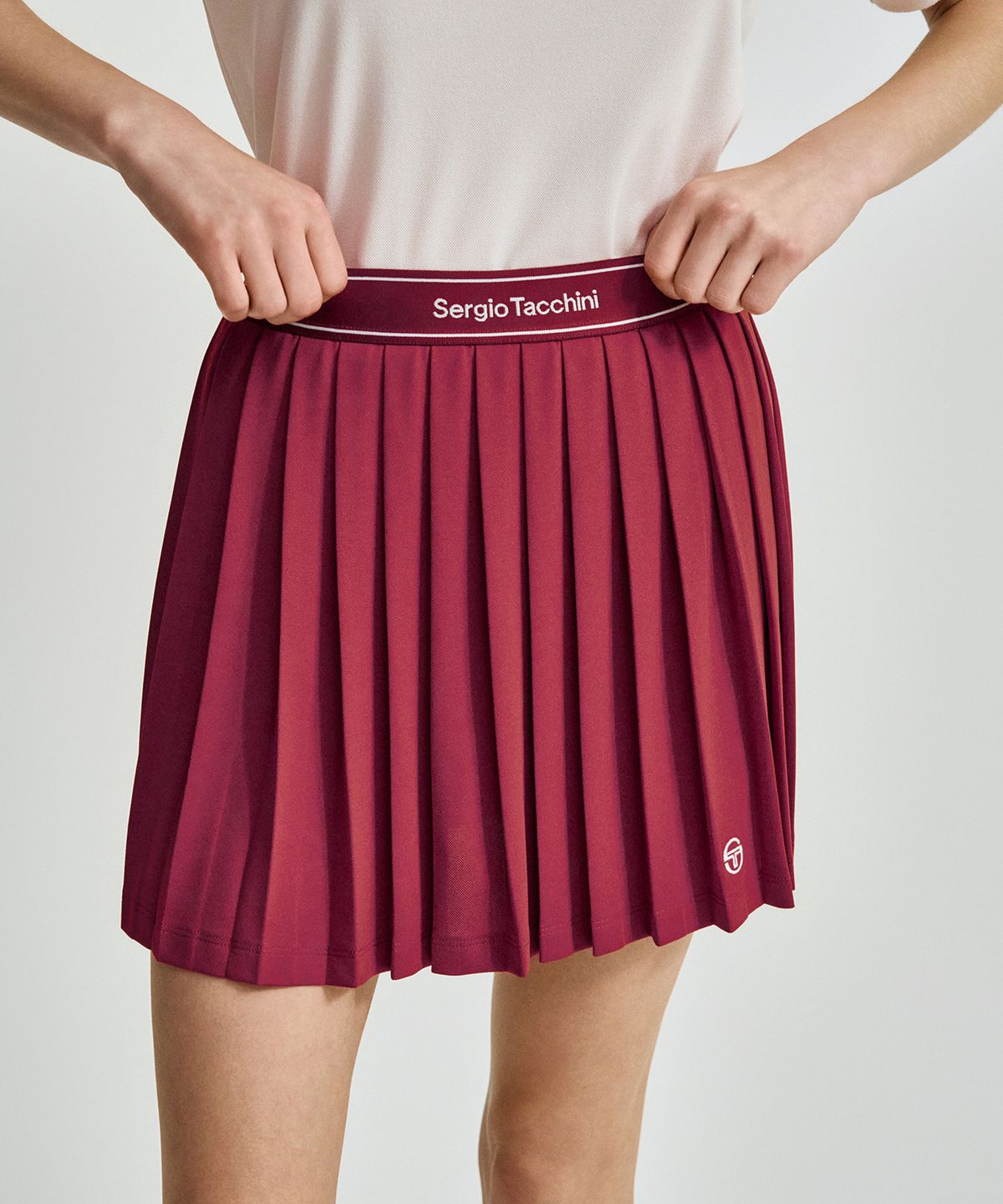 세르지오 타키니(SERGIO TACCHINI) W 타키니 플라잉 스커트 (D.Burgundy)