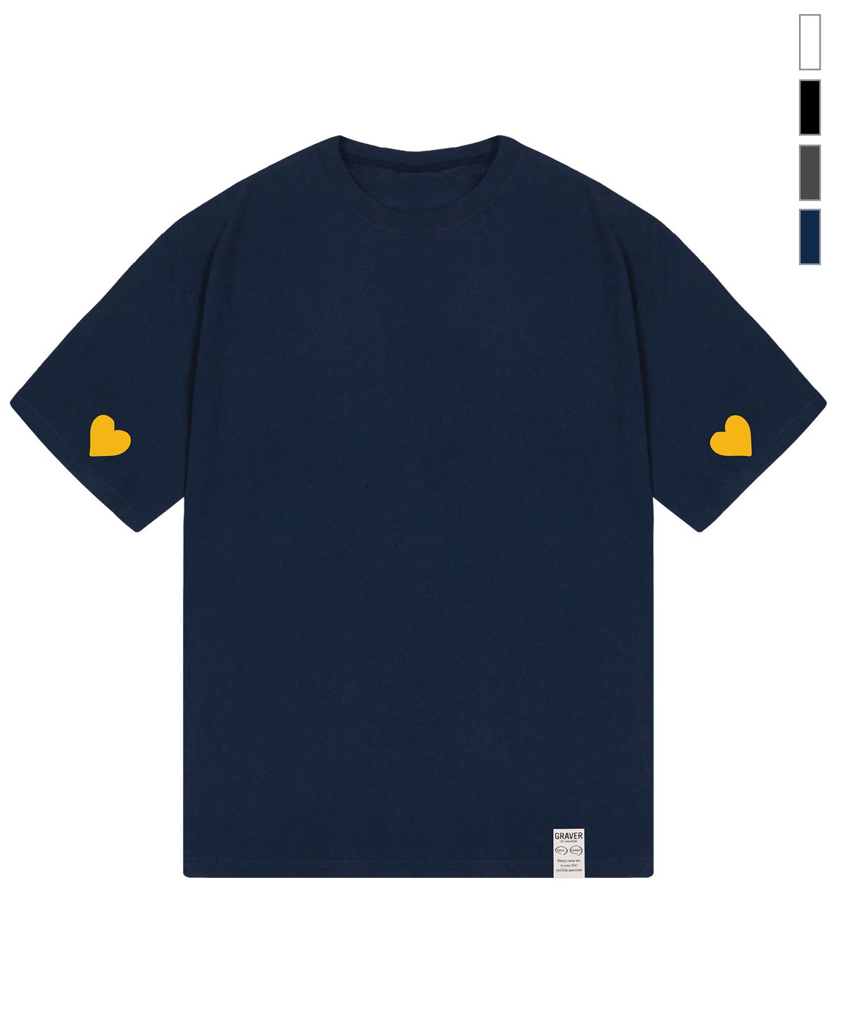그레이버(GRAVER) [UNISEX] 슬리브하트_3color