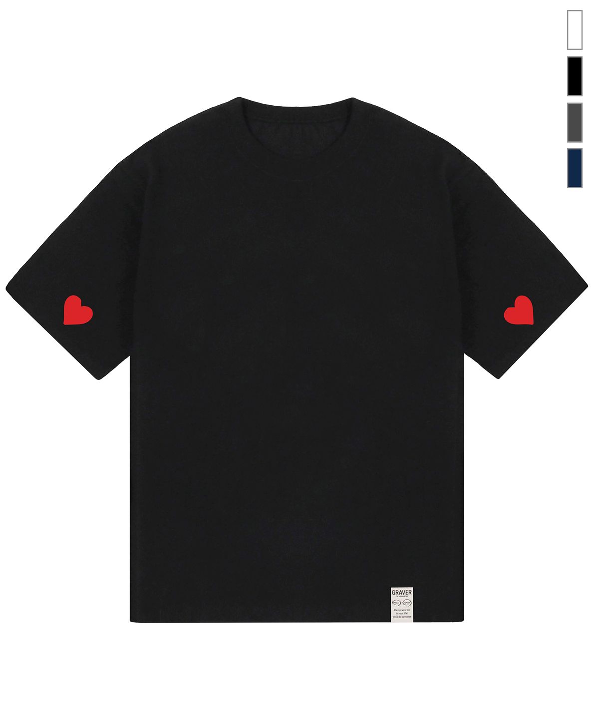 그레이버(GRAVER) [UNISEX] 슬리브하트_3color
