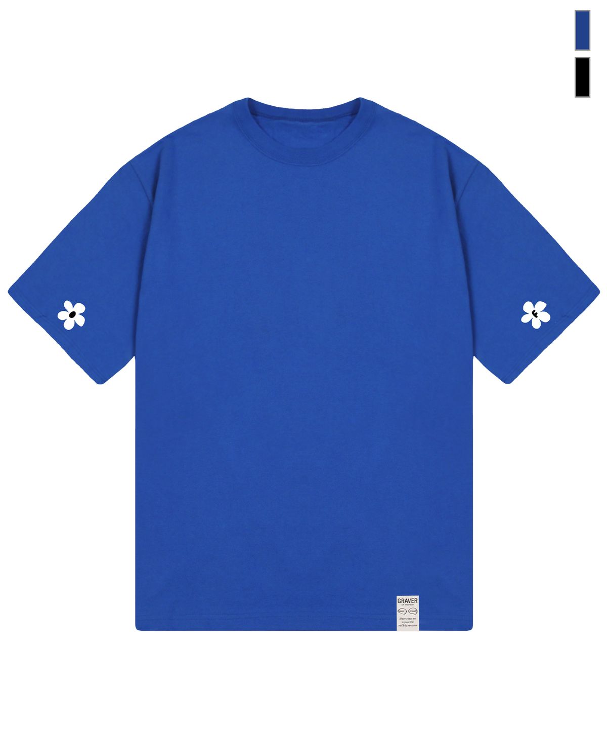 그레이버(GRAVER) [UNISEX]슬리브플라워_2color