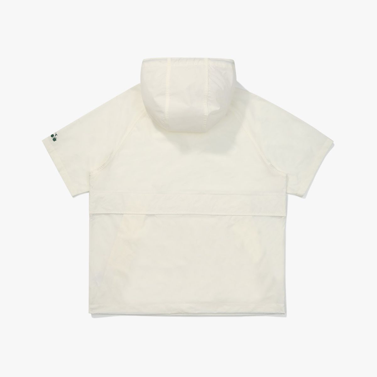 디아도라(diadora) 쿨웨이브 후드 반팔 아노락 OFF WHITE